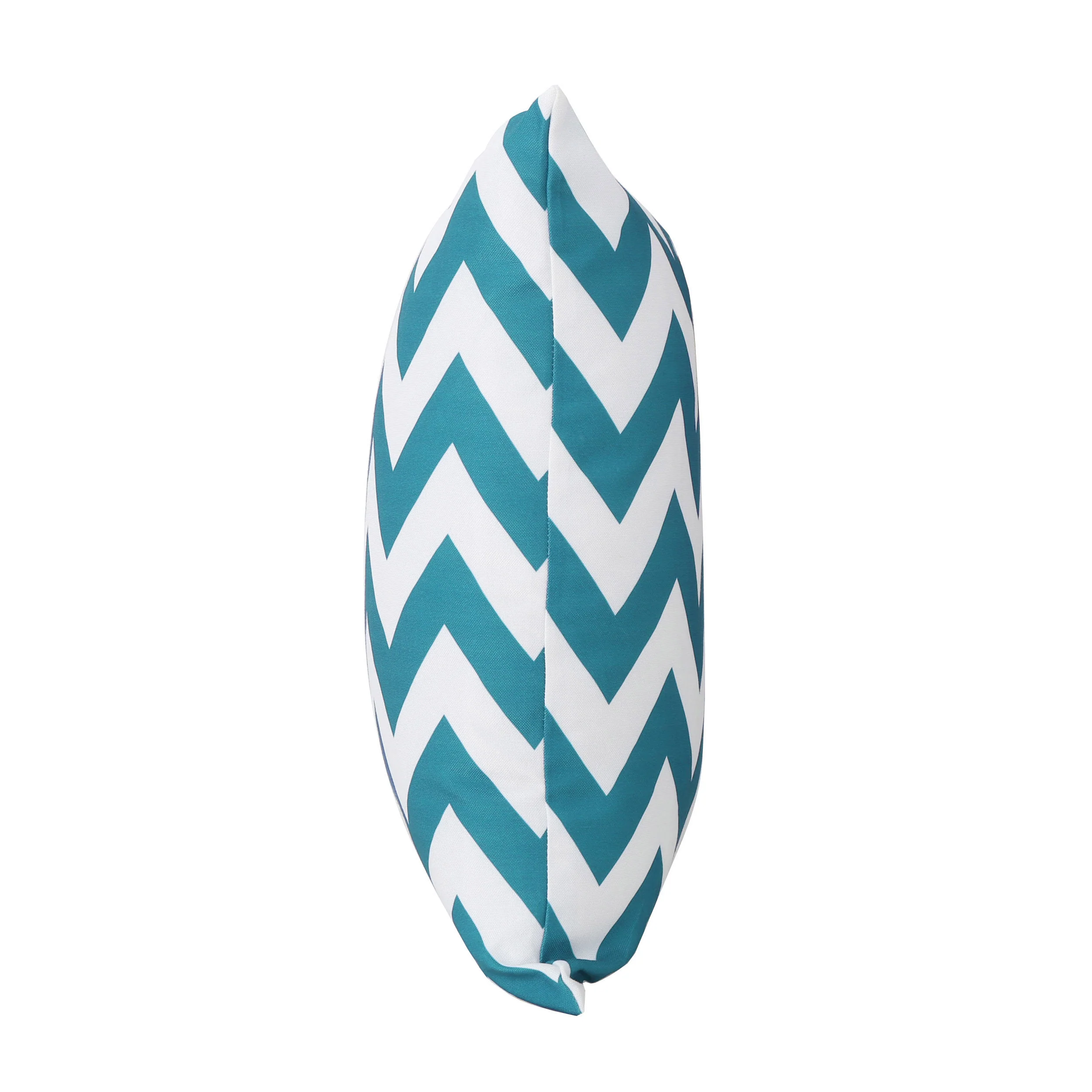 Ernest Indoor Zig Zag Striped Water Resistant Square Throw Pillow - furnishings