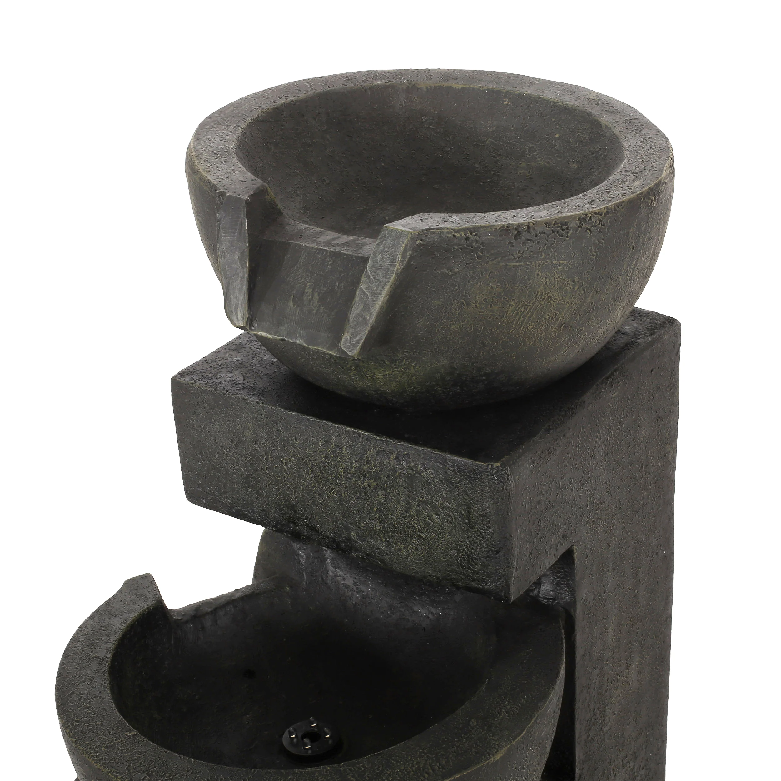 Clinch Ascot Outdoor Modern 3 Tier Fountain - furnishings