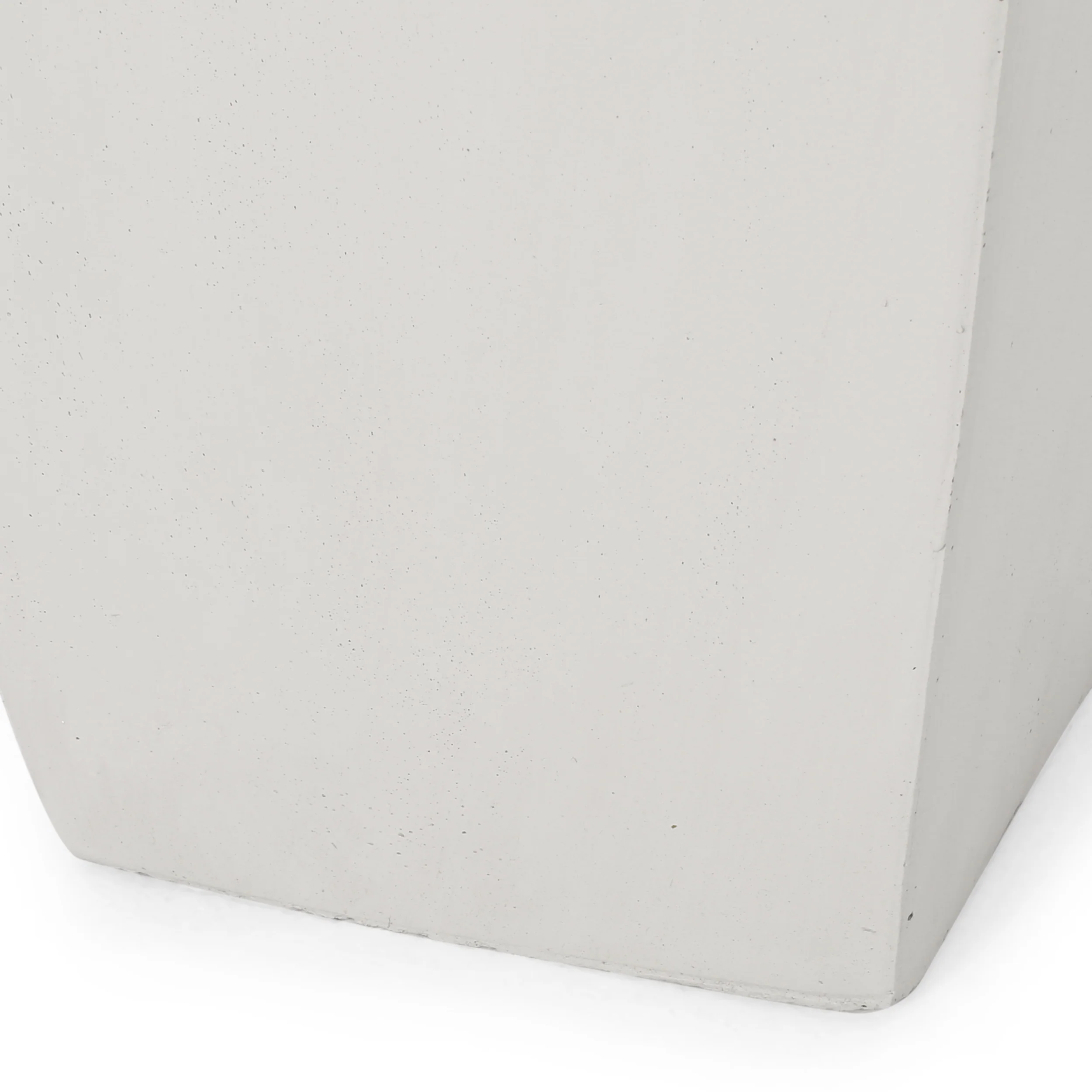 Fardeen Outdoor Modern Medium and Small Cast Stone Planter Set - furnishings