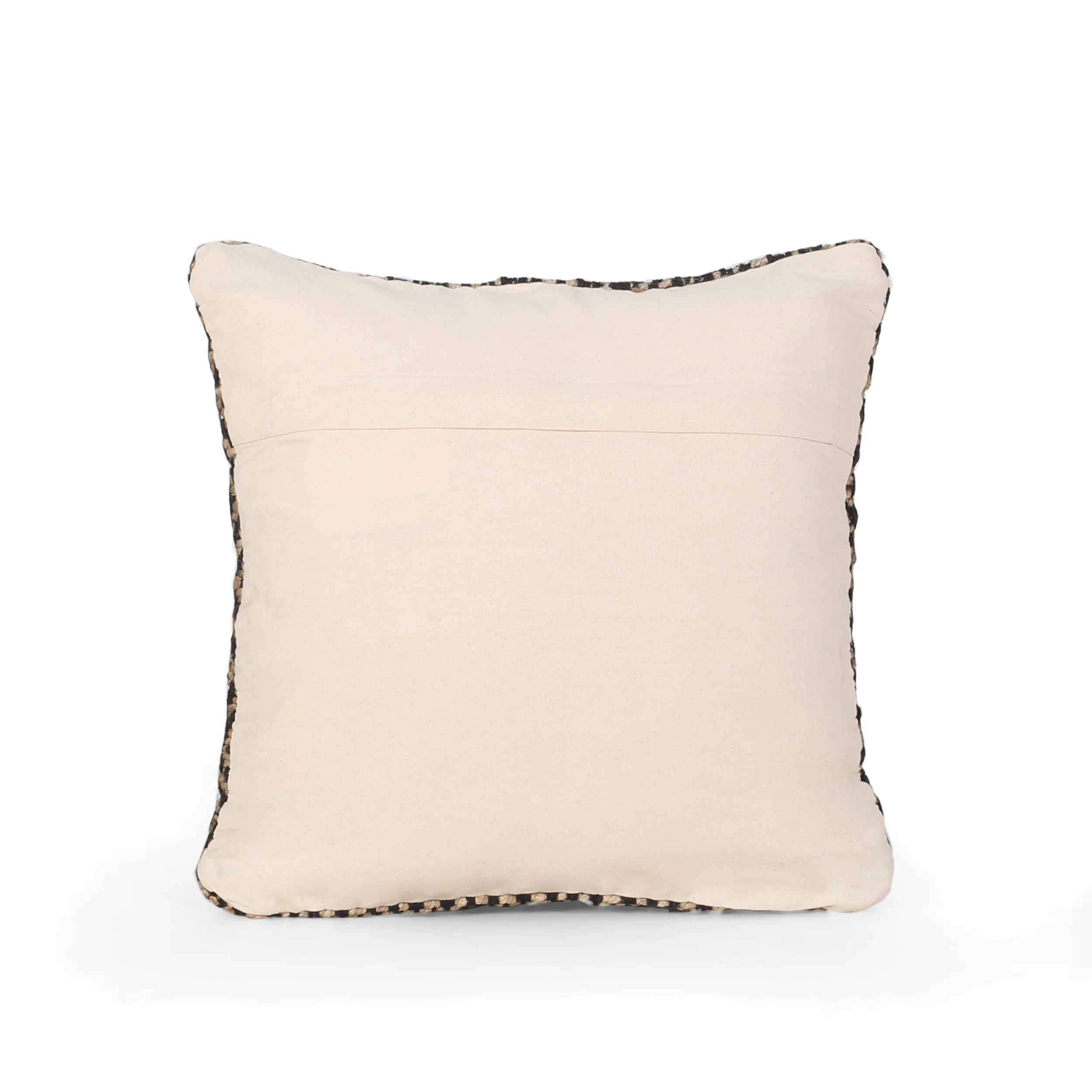 Tzipporah Boho Jute and Cotton Throw Pillow (Set of 2) - furnishings