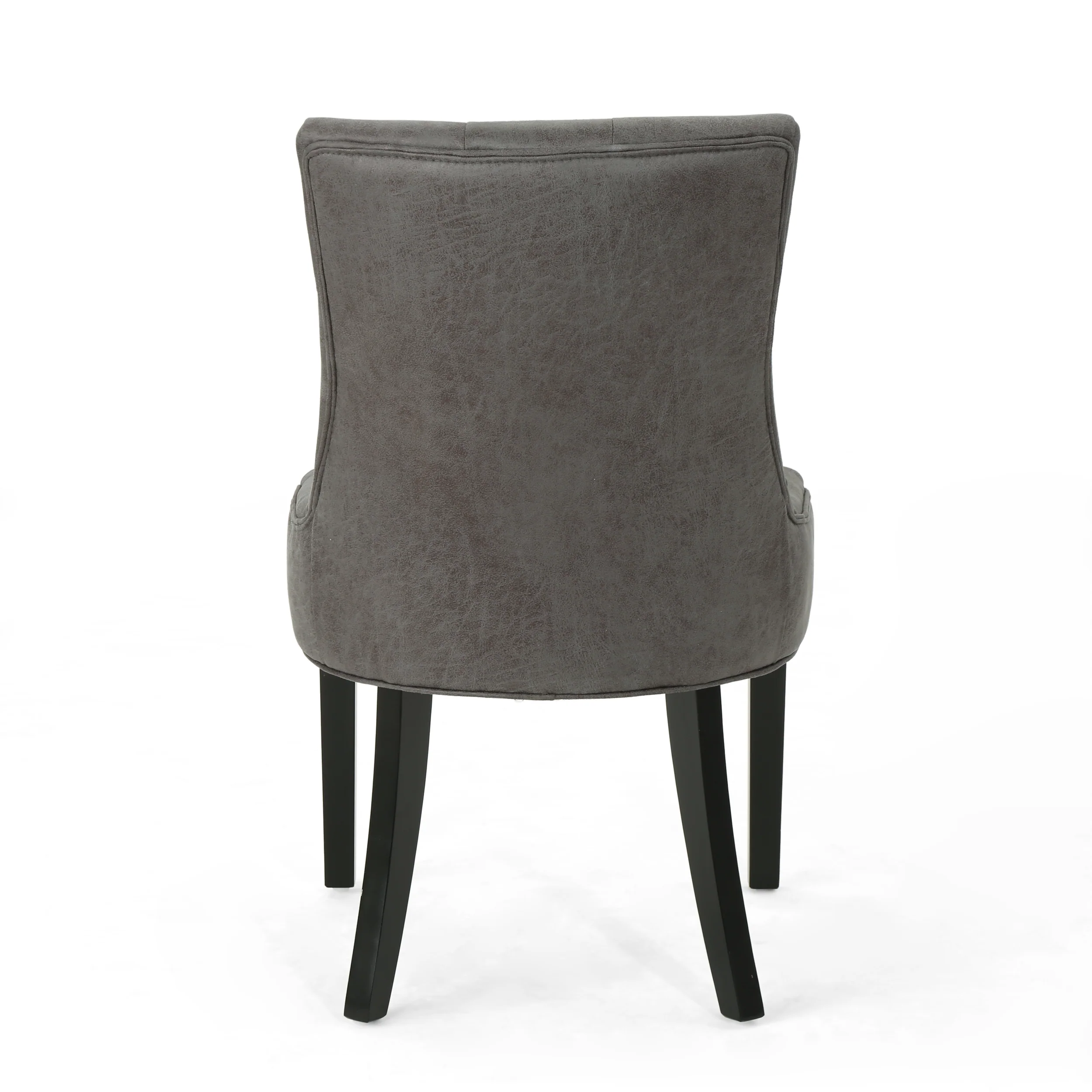 Sarah Traditional Microfiber Dining Chairs (Set of 2) - furnishings