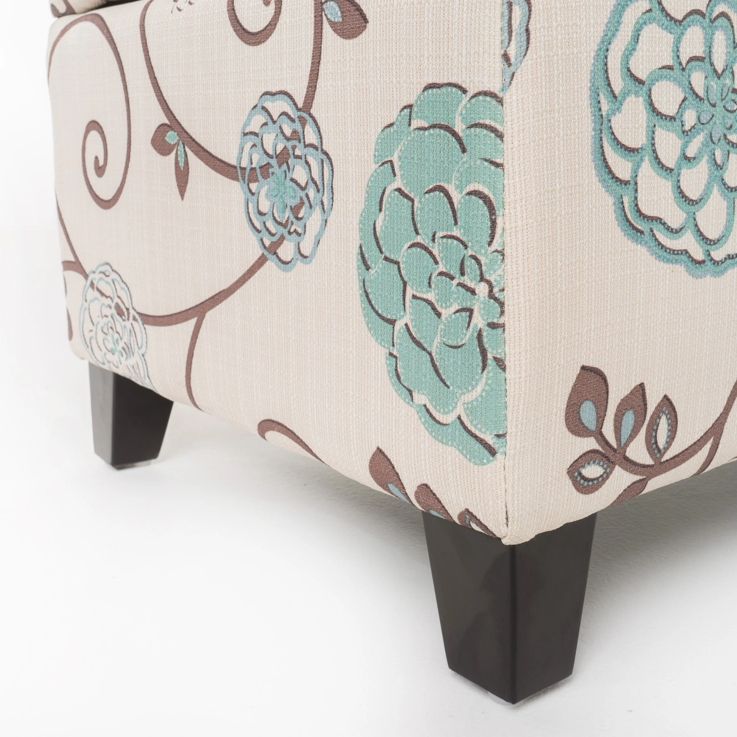 Brianna Rectangle Fabric Storage Ottoman Bench - furnishings