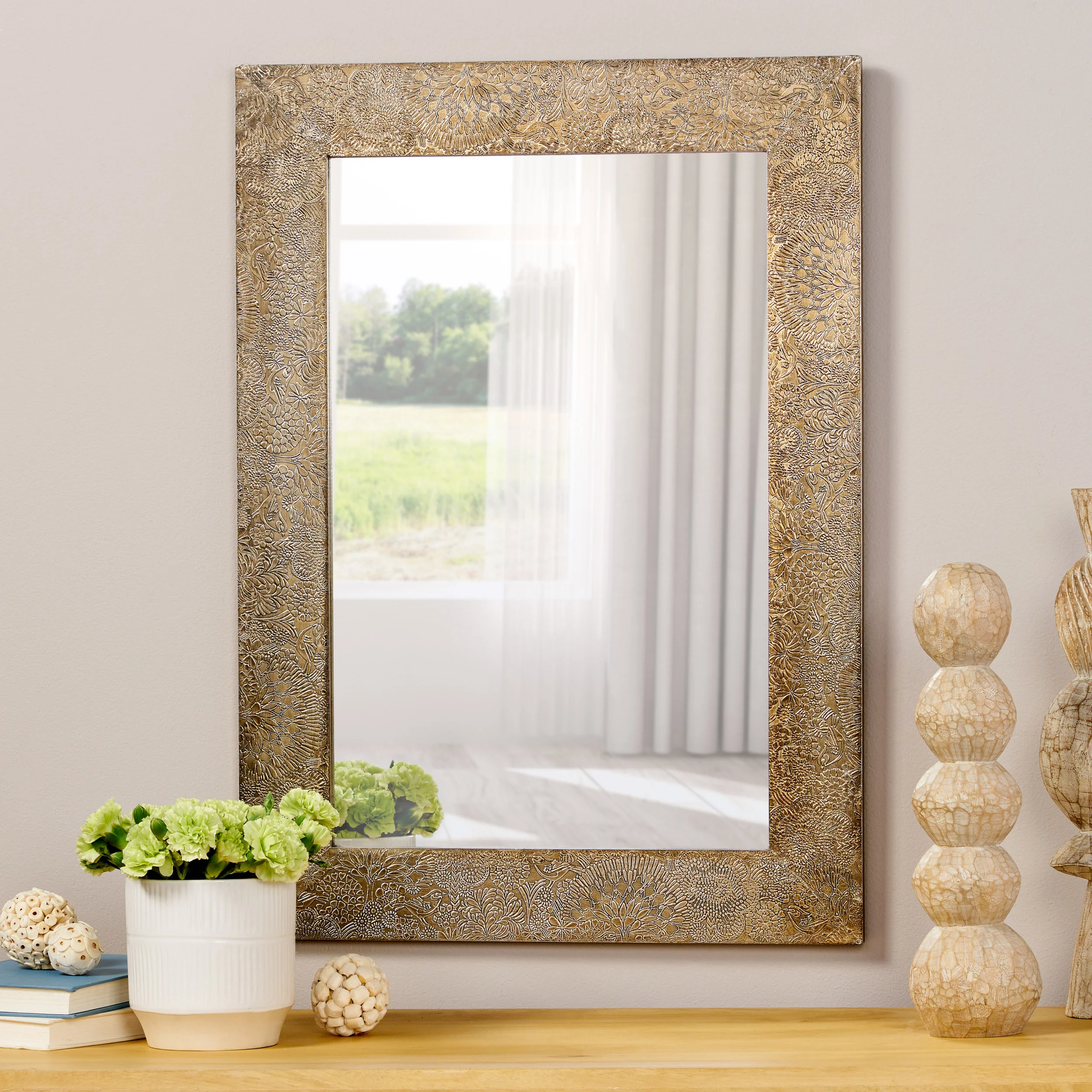 Brexlee Aluminum Fitted Mirror - furnishings