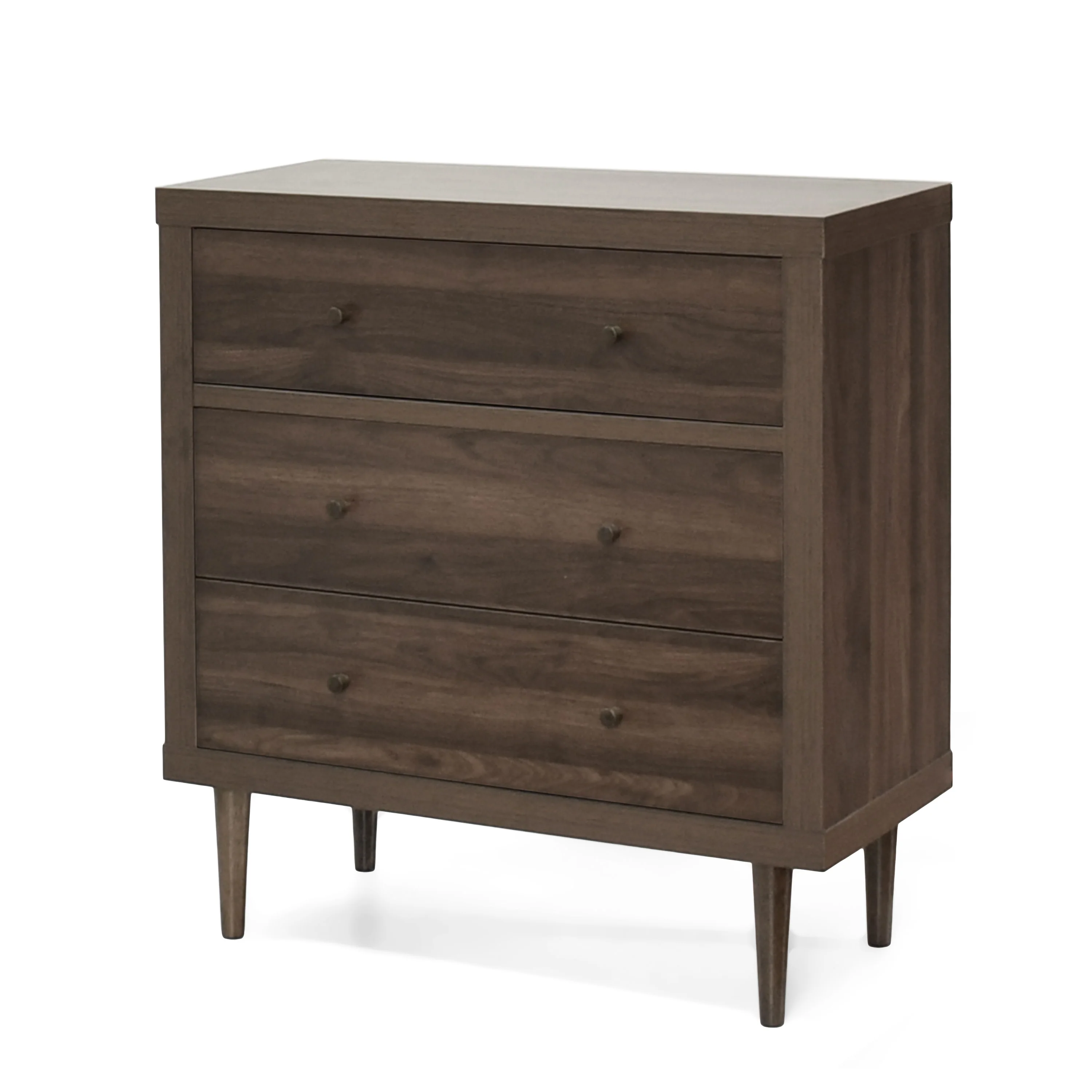 Farhart Mid Century Modern 3 Drawer Chest - furnishings