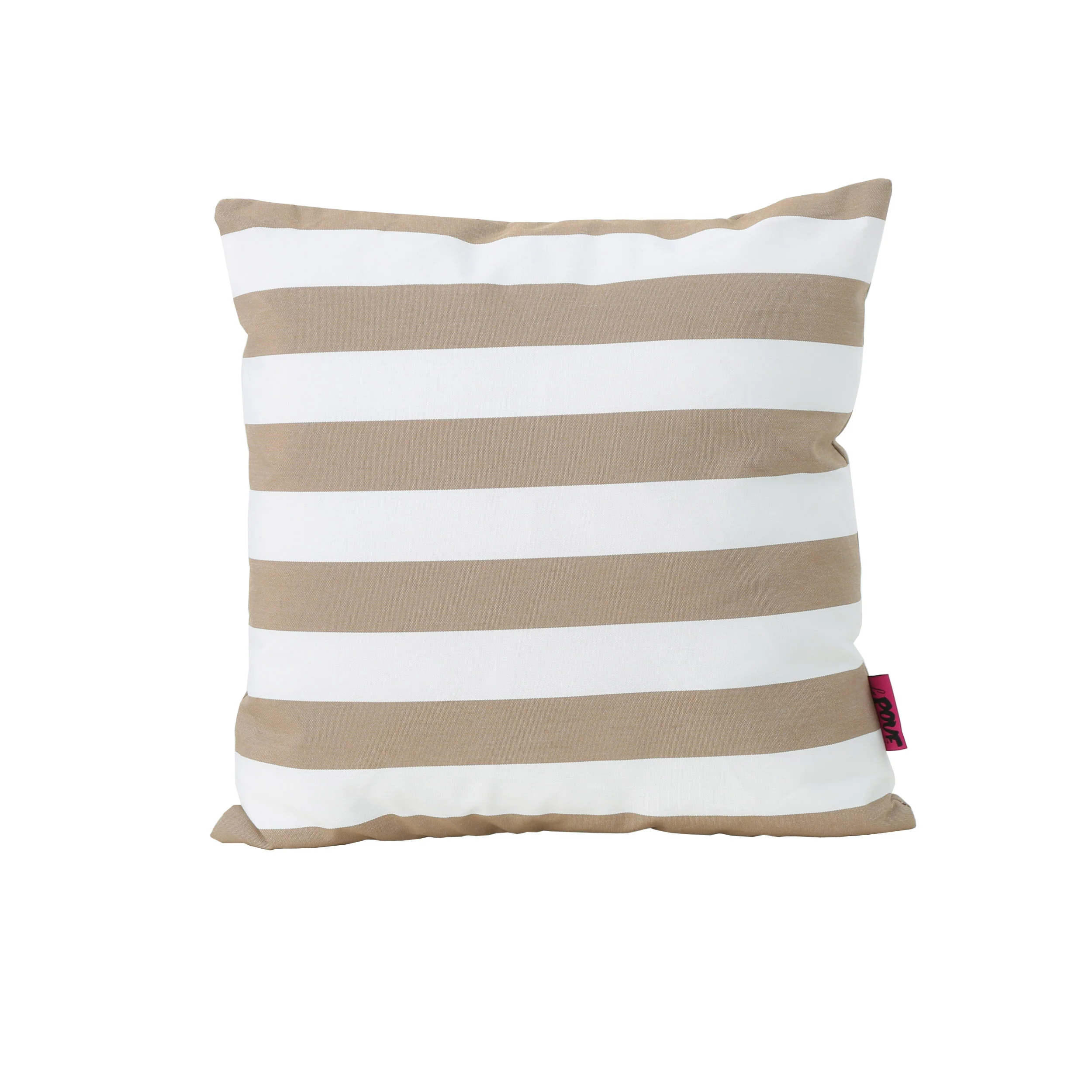 La Mesa Indoor Striped Water Resistant Square Throw Pillow - furnishings