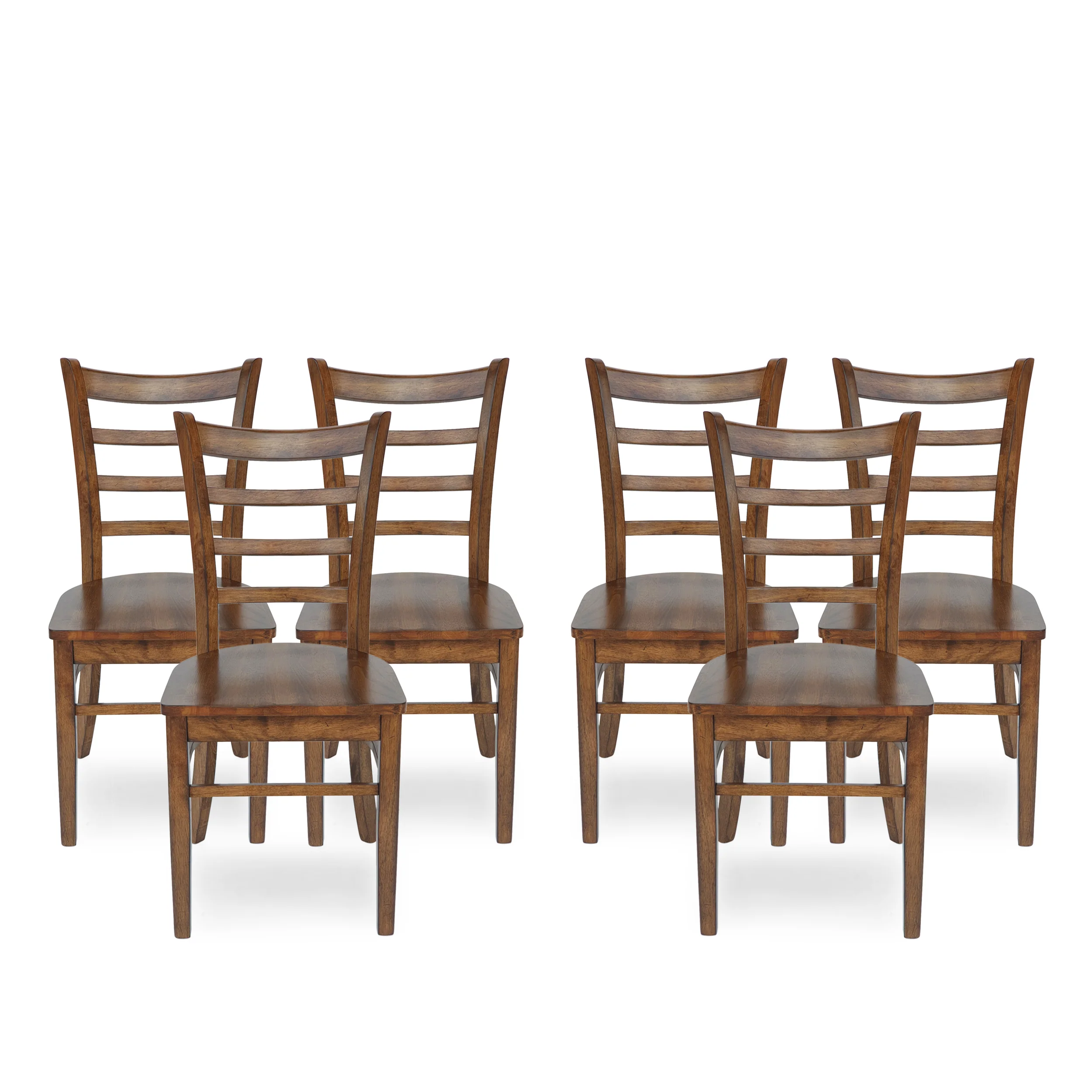 Wagner Farmhouse Wooden Dining Chairs (Set of 6) - furnishings