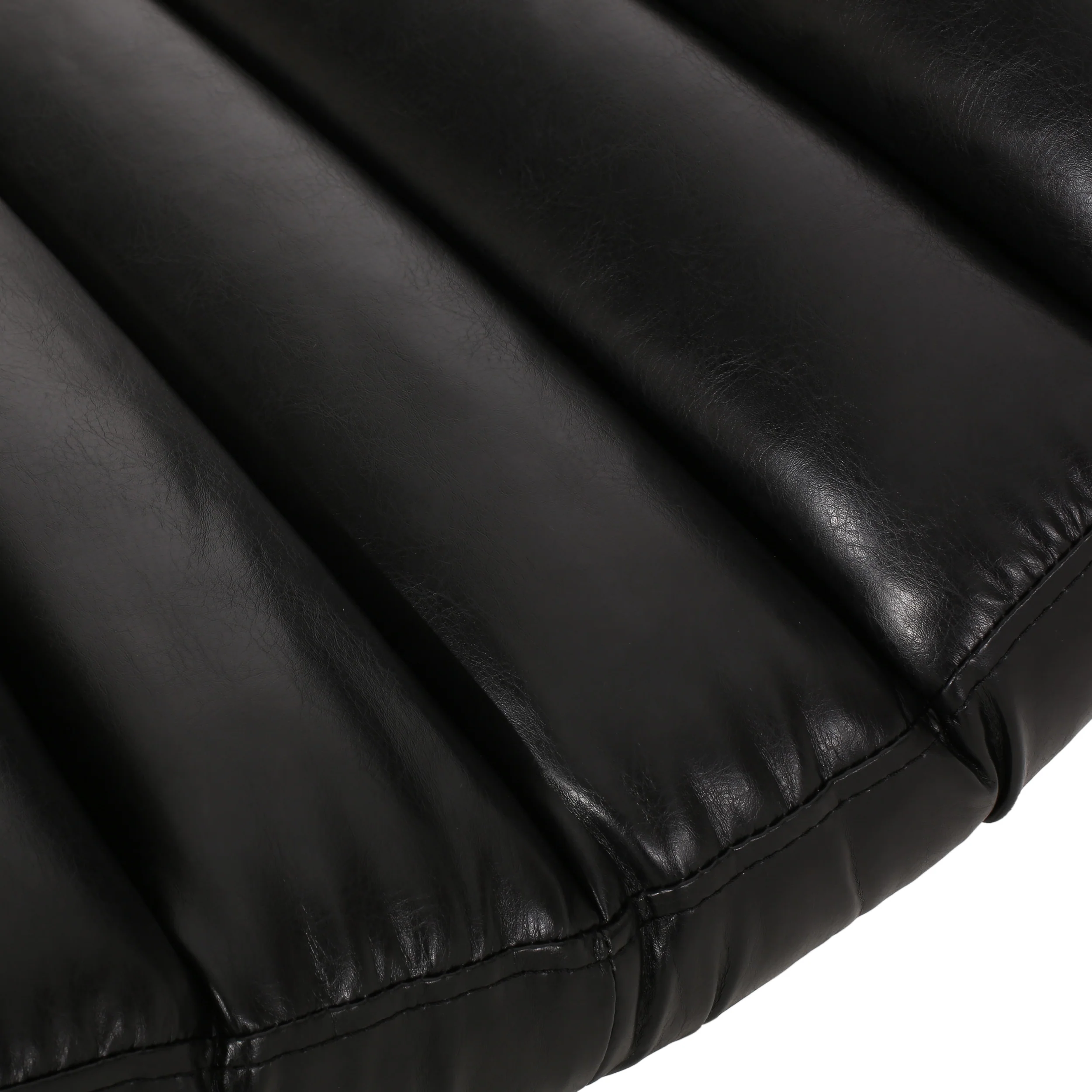 Pearsall Modern Channel Stitch Chaise Lounge - furnishings