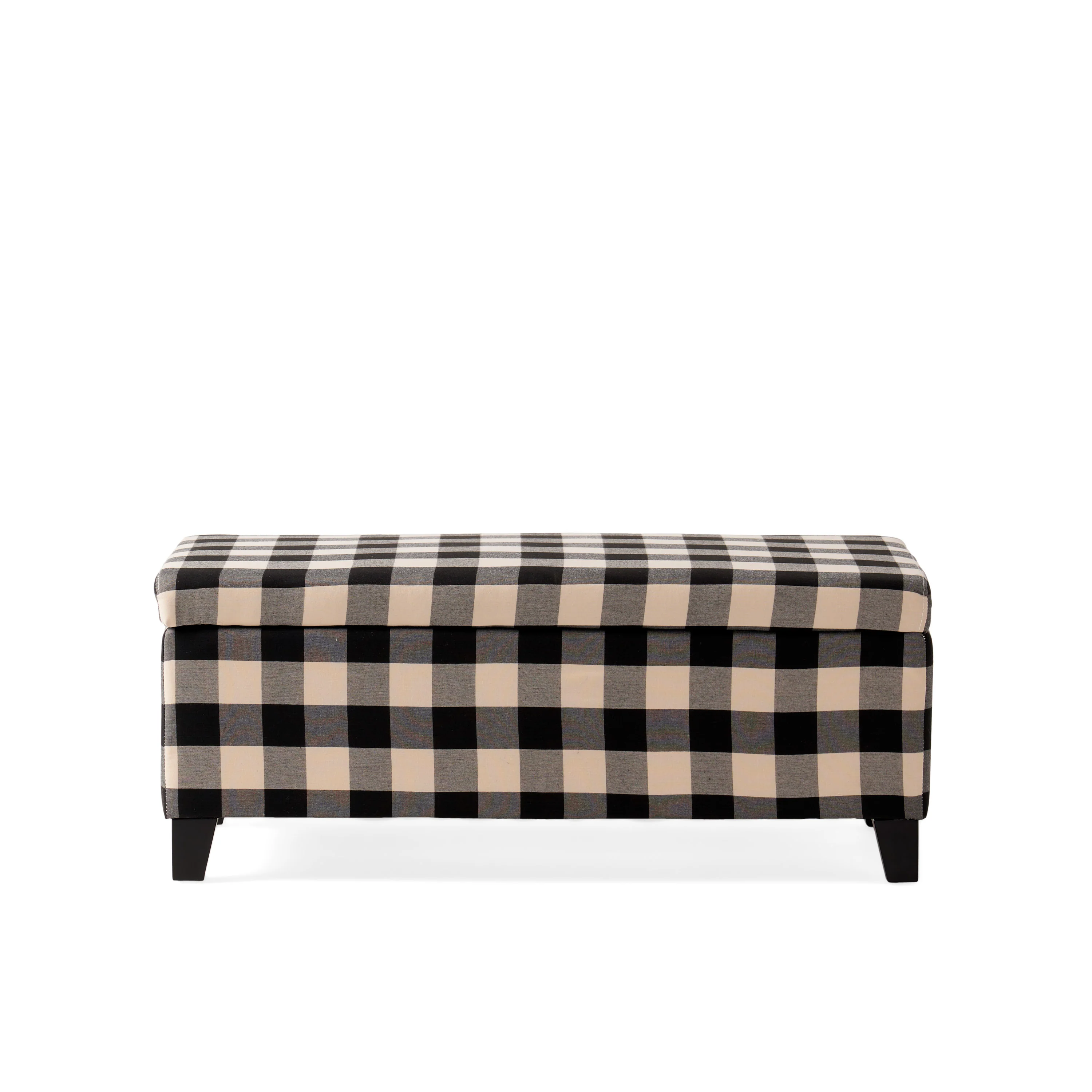 Brianna Rectangle Fabric Storage Ottoman Bench - furnishings