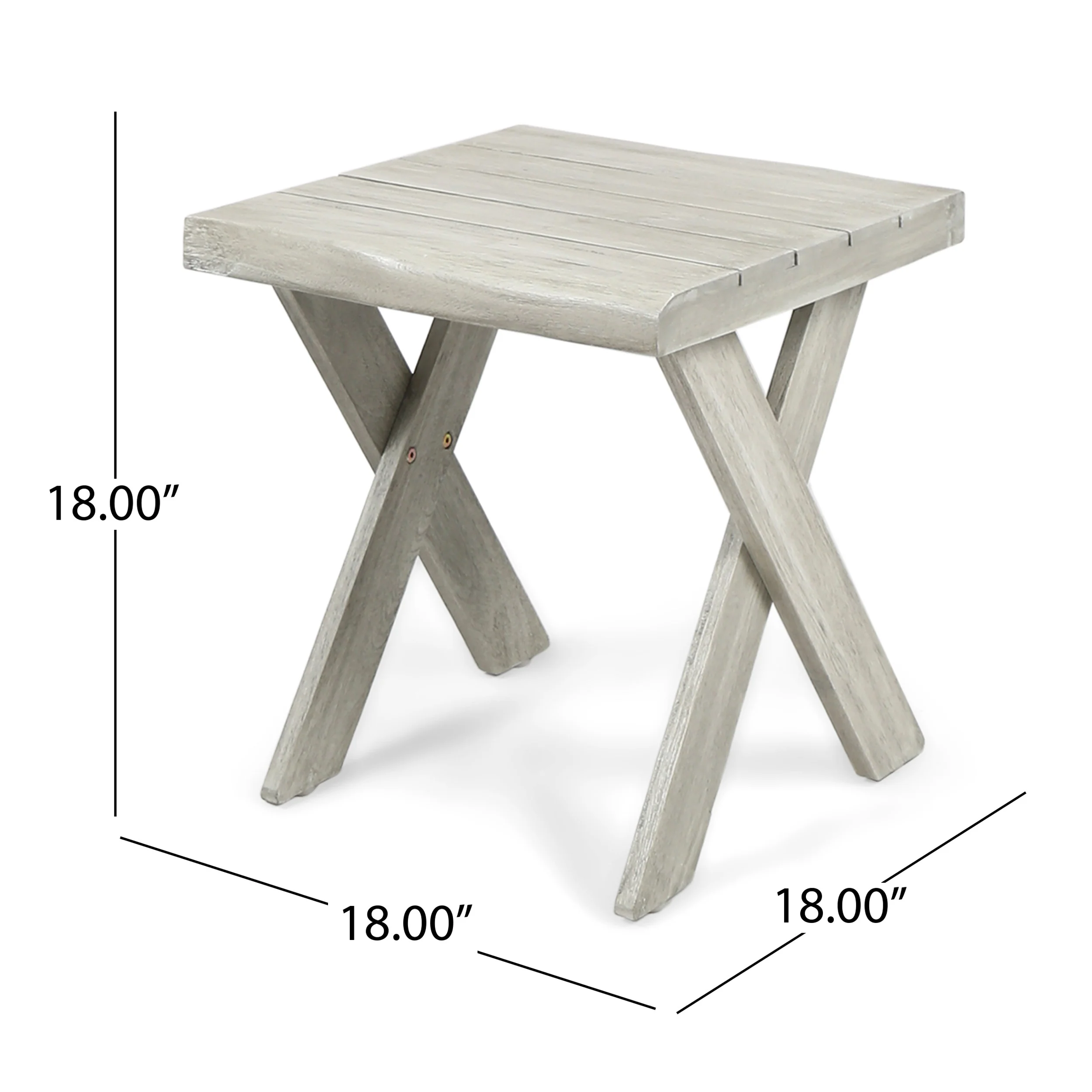 Irene Indoor Farmhouse 3 Piece Acacia Wood Table Set - furnishings