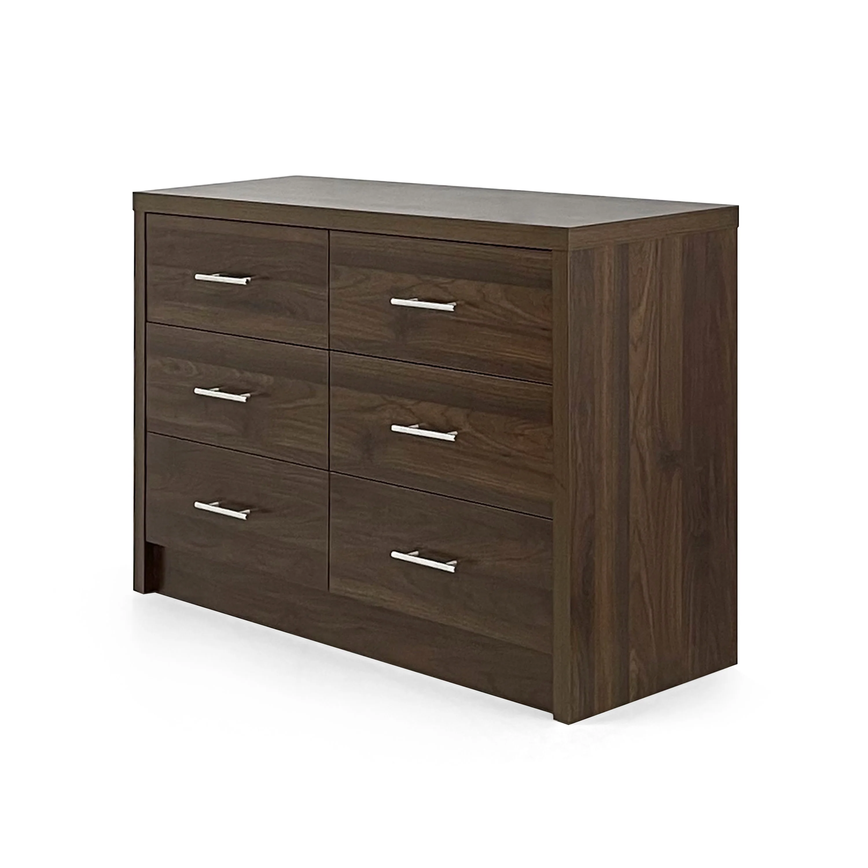 Marlette Modern Faux Wood 6 Drawer Double Dresser - furnishings