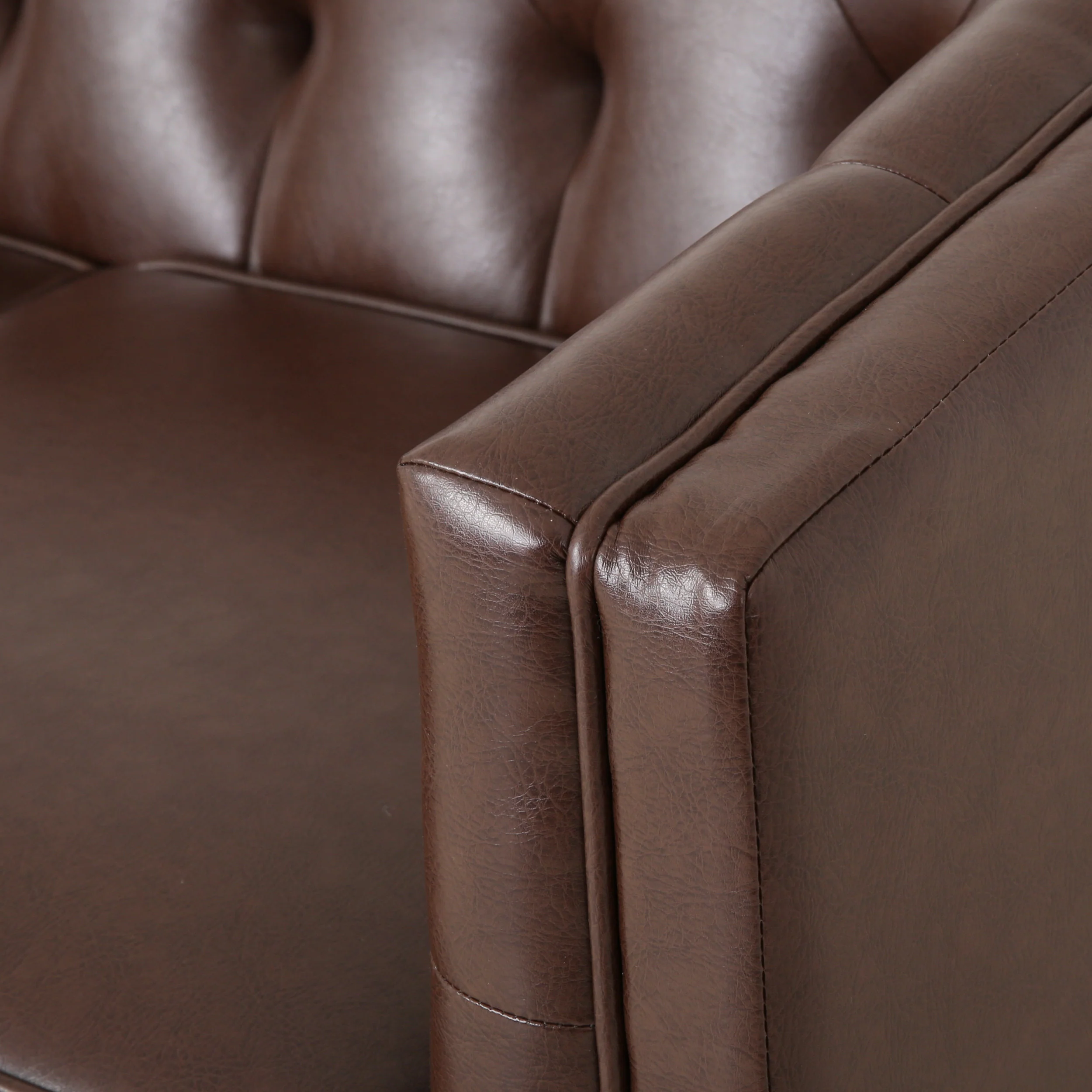 Colstrip Contemporary Upholstered 3 Seater Sofa - furnishings