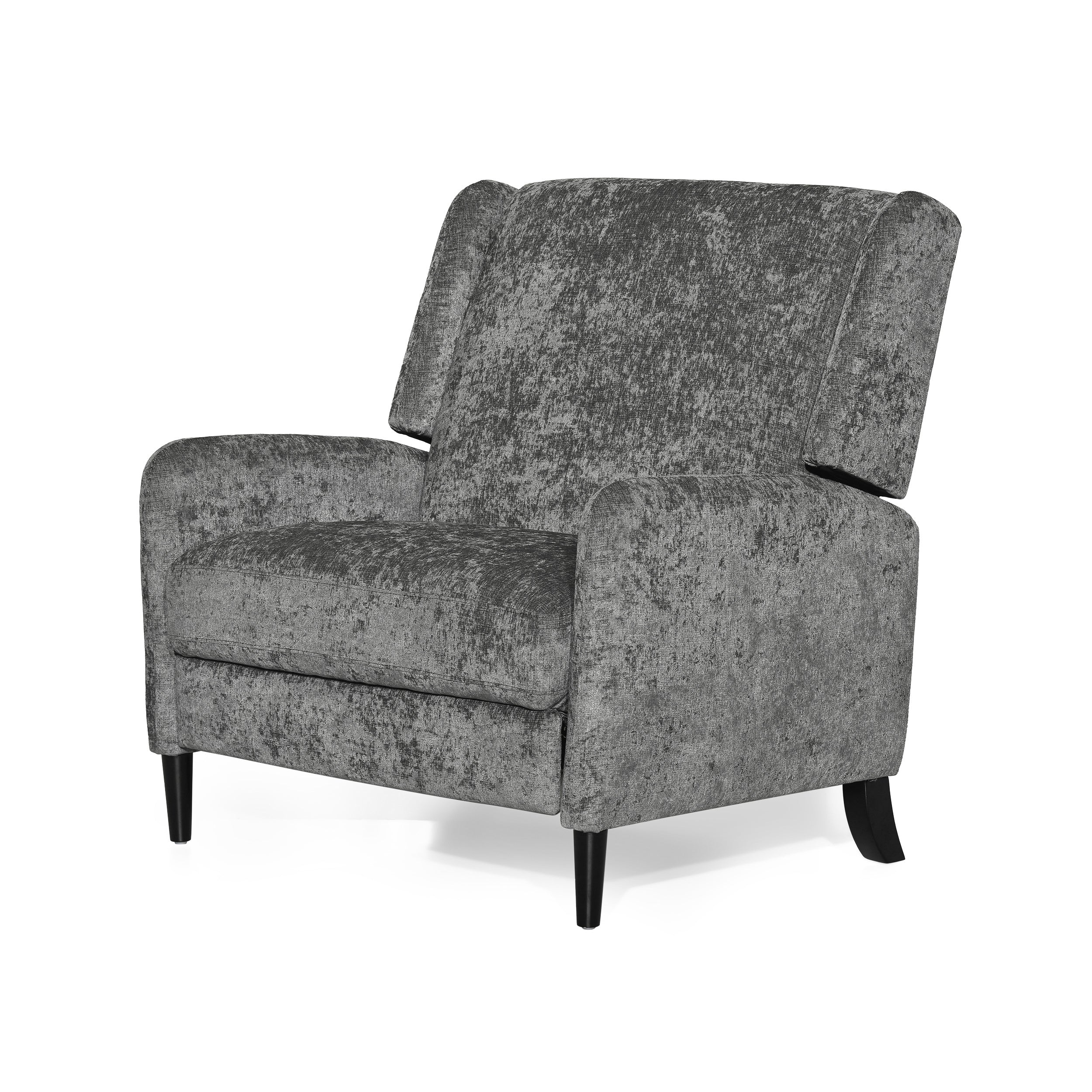 Rockney Contemporary Oversized Fabric Pushback Recliner - furnishings