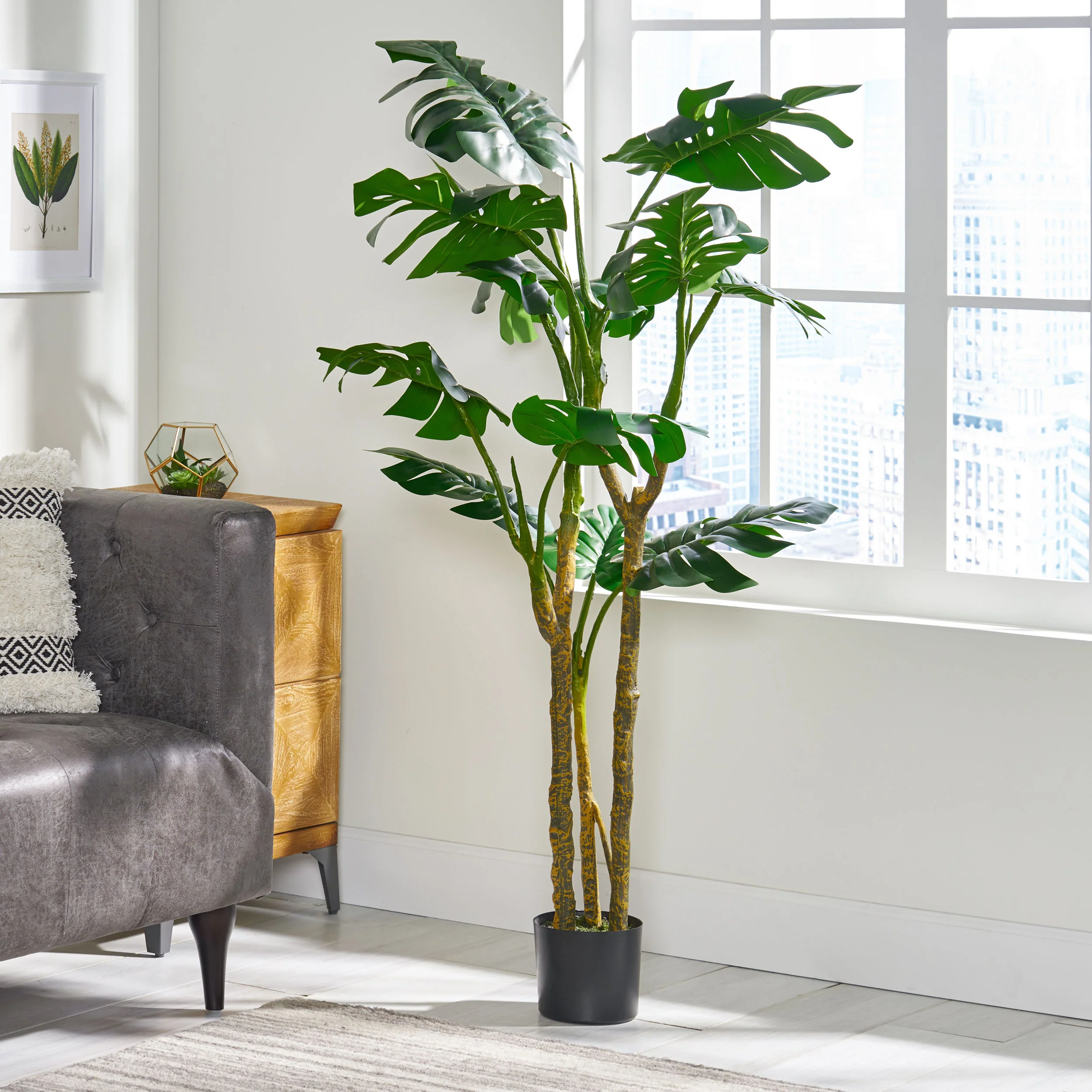 Dorse Artificial Monstera Tree - furnishings