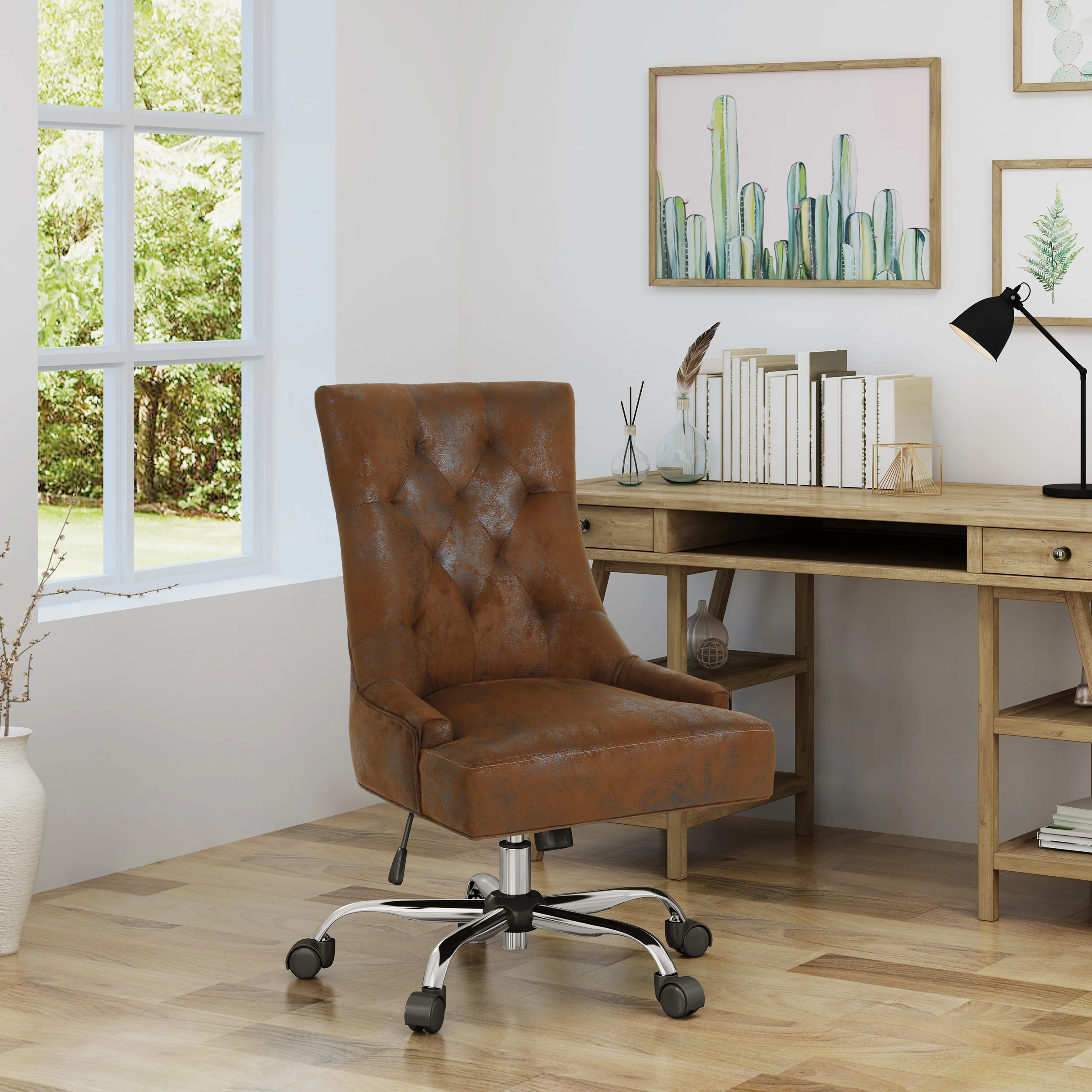 Bagnold Home Office Microfiber Desk Chair - furnishings