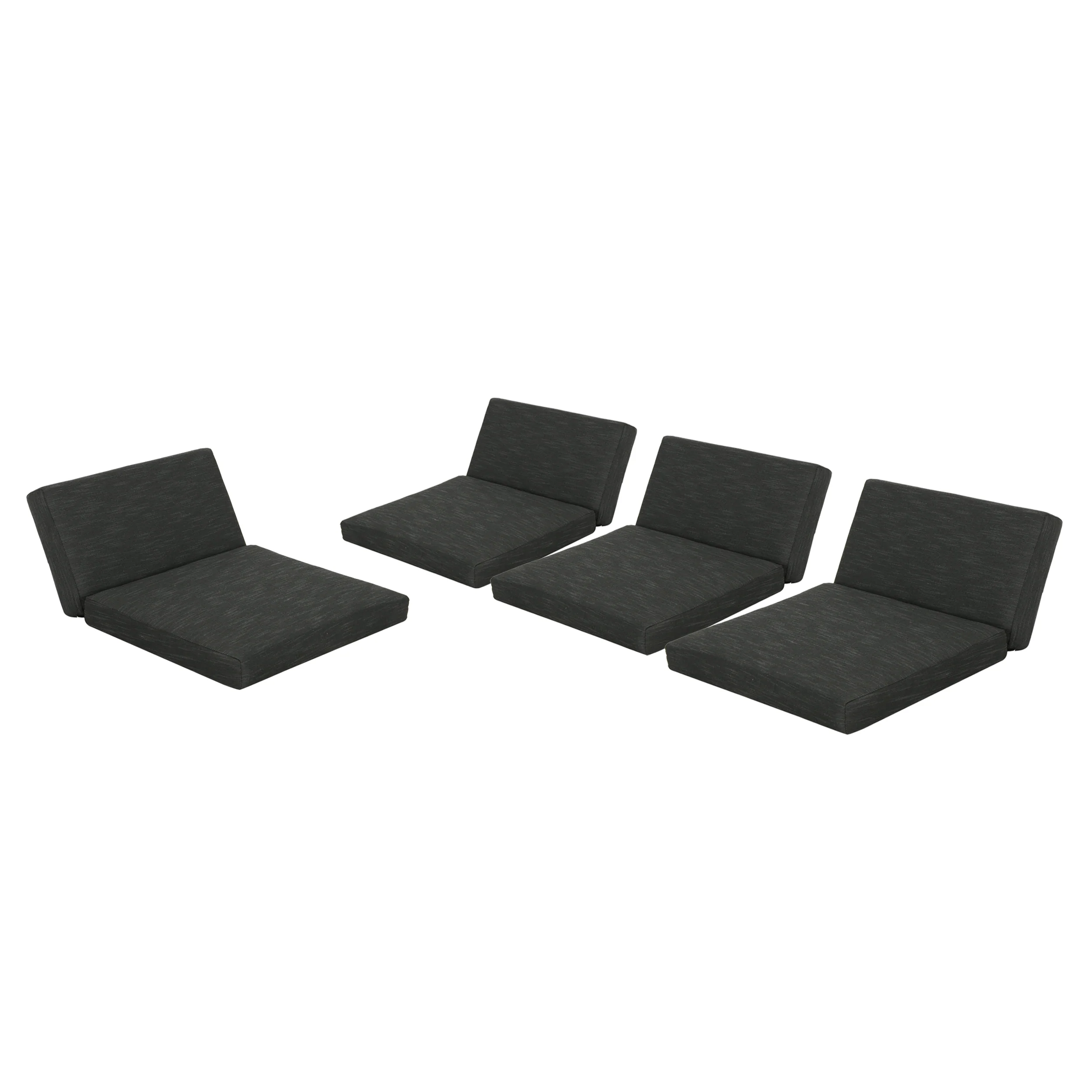 Illyria Outdoor Water Resistant Fabric Club Chair Cushions (Set of 4) - furnishings