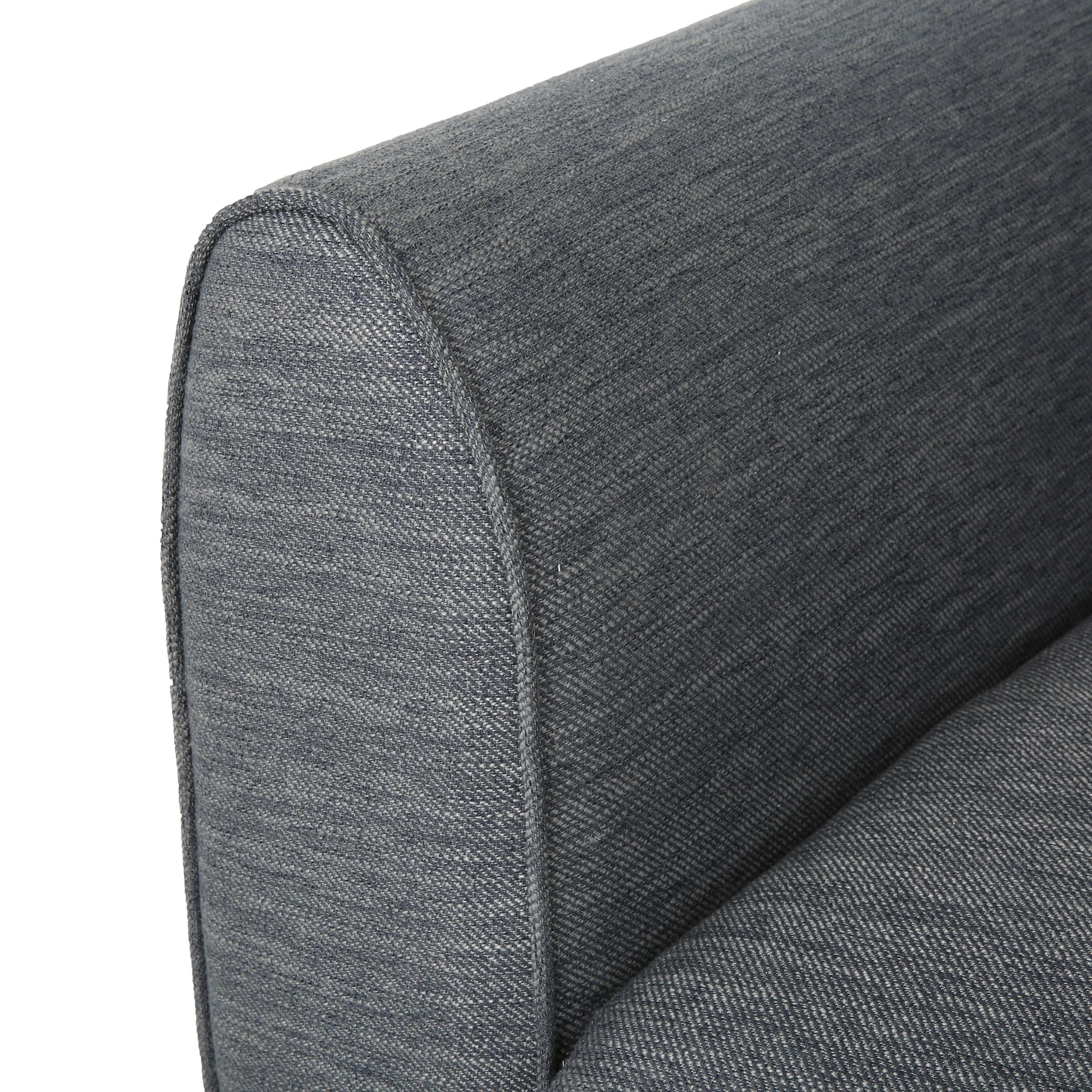 Clarke Contemporary Fabric 4 Seater Chaise Lounge Sectional Sofa - furnishings
