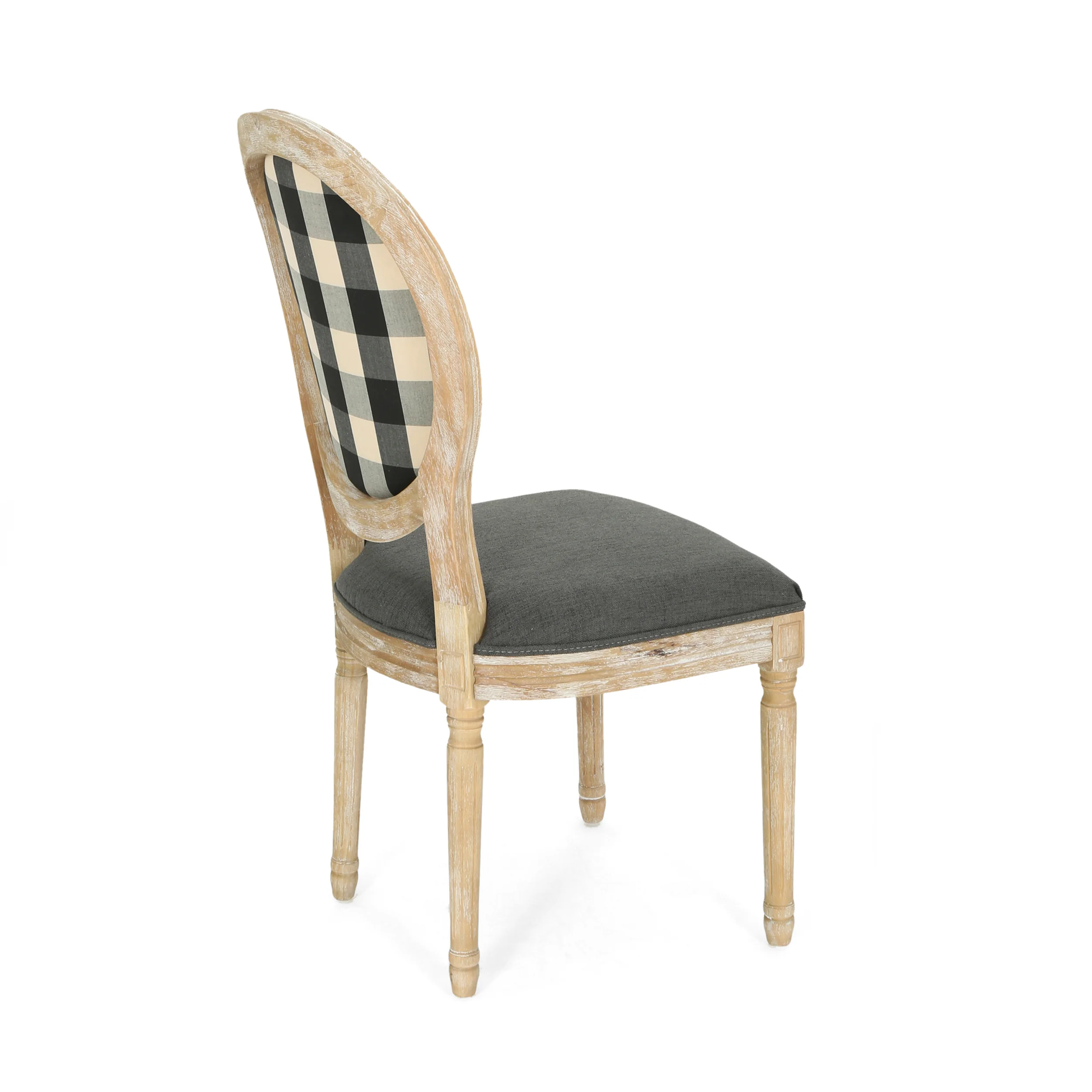 Reed Upholstered French Design Dining Chairs - furnishings
