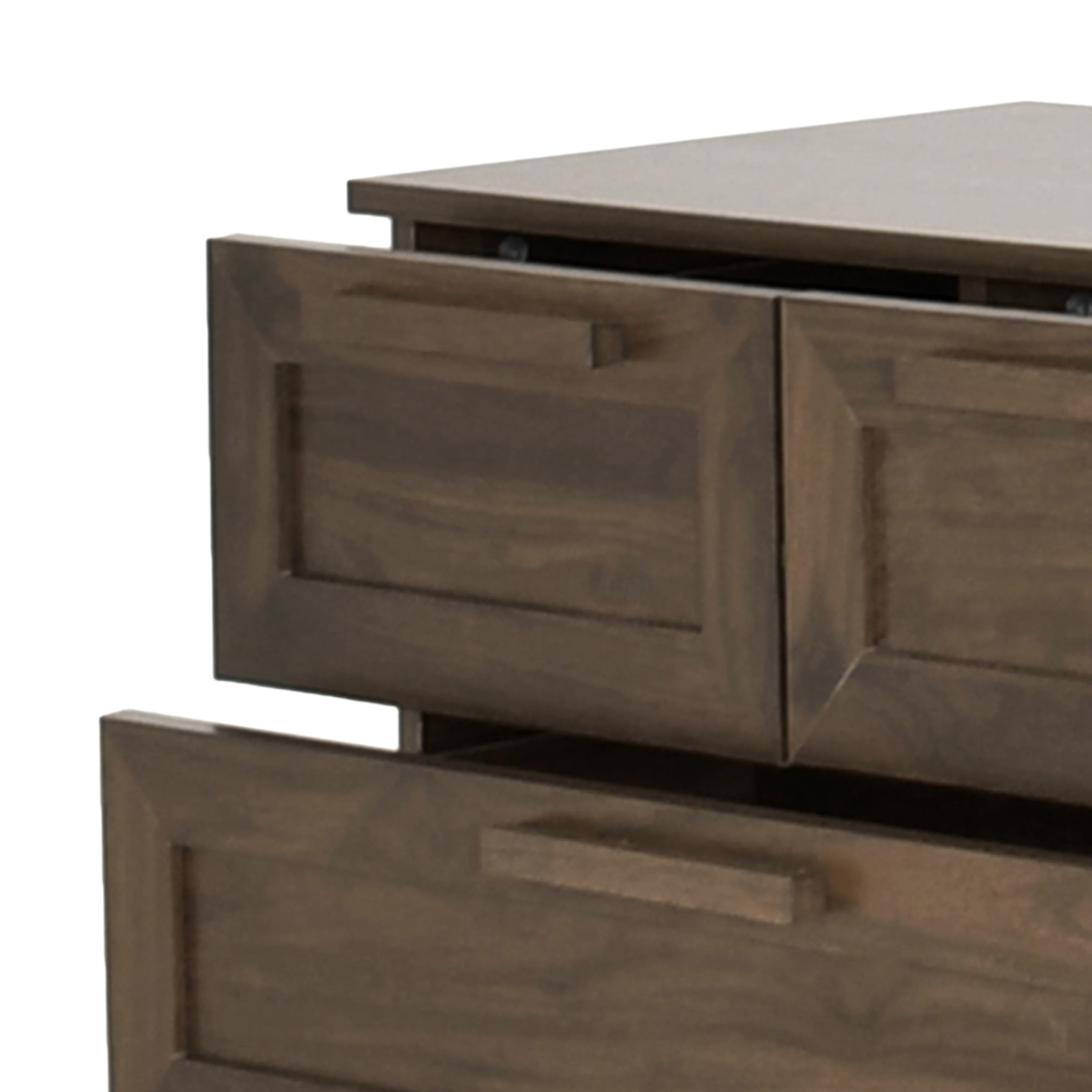 Broxon Rustic Wide 4 Drawer Dresser - furnishings