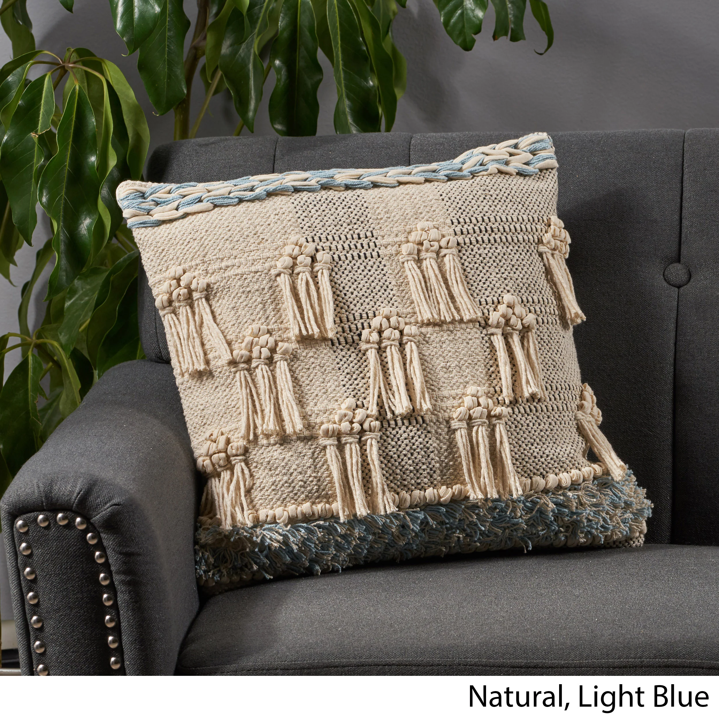Stacy Boho Cotton Pillow Cover - furnishings