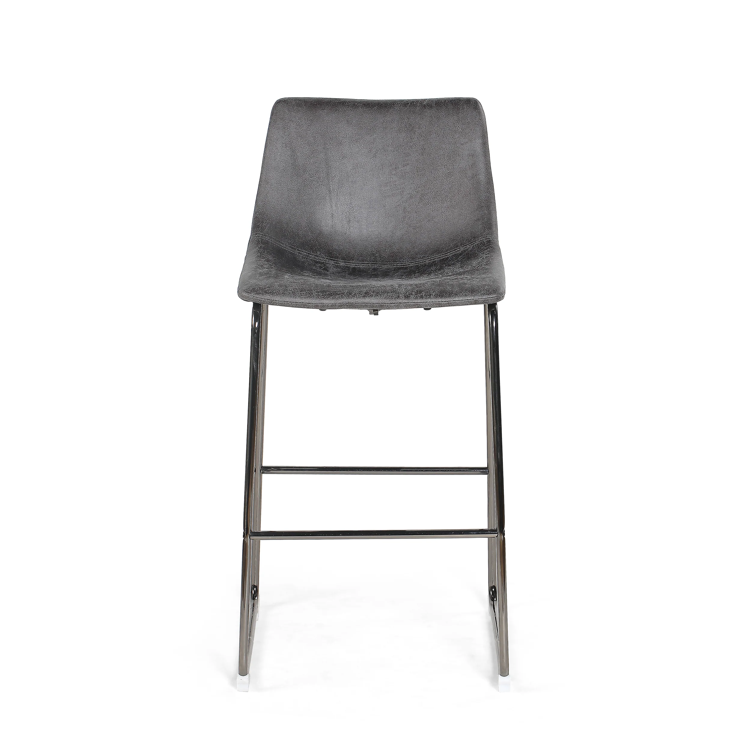 San Modern Microfiber Bar Stool - furnishings