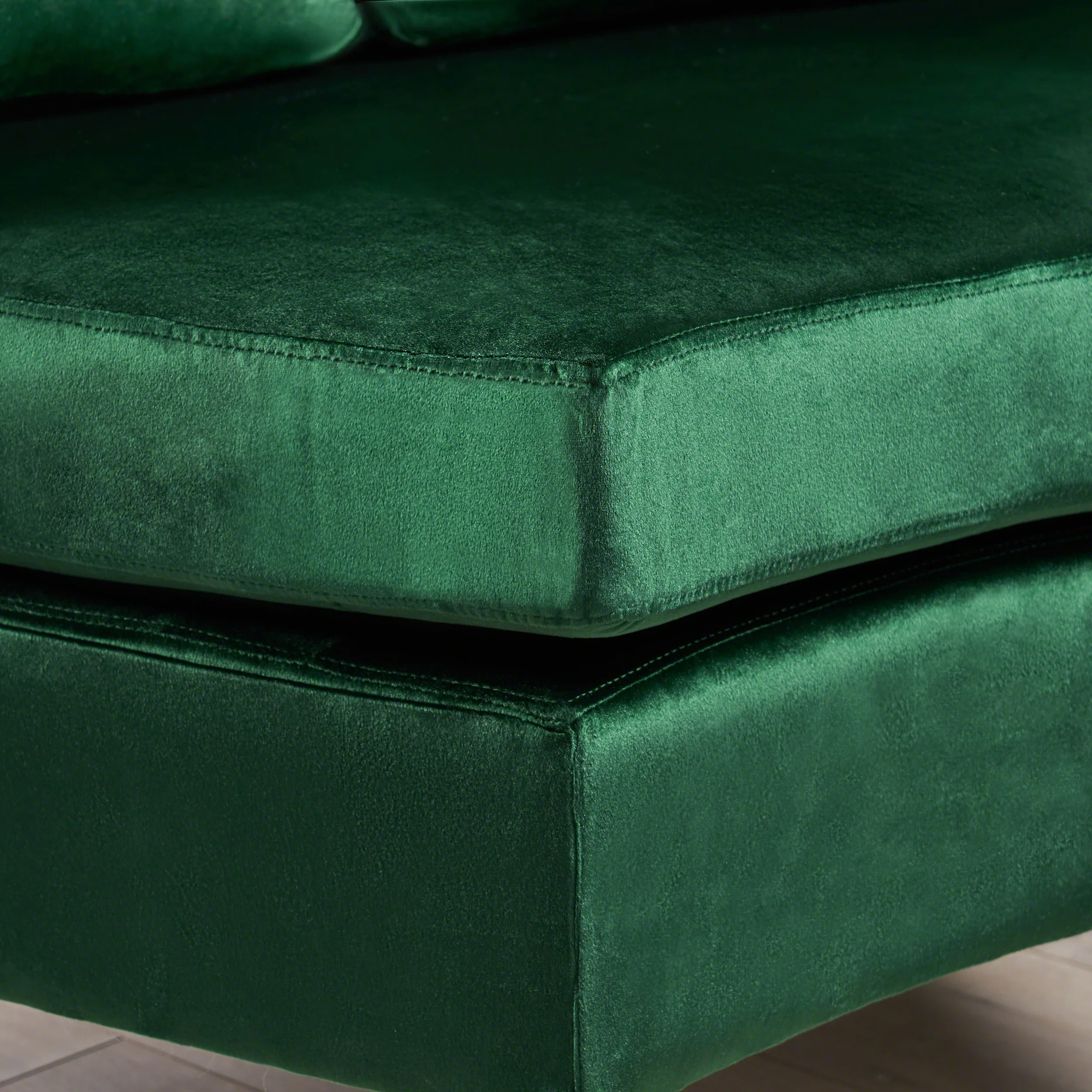 Julian Nora Glam Velvet Modular 4 Seater Sectional - furnishings