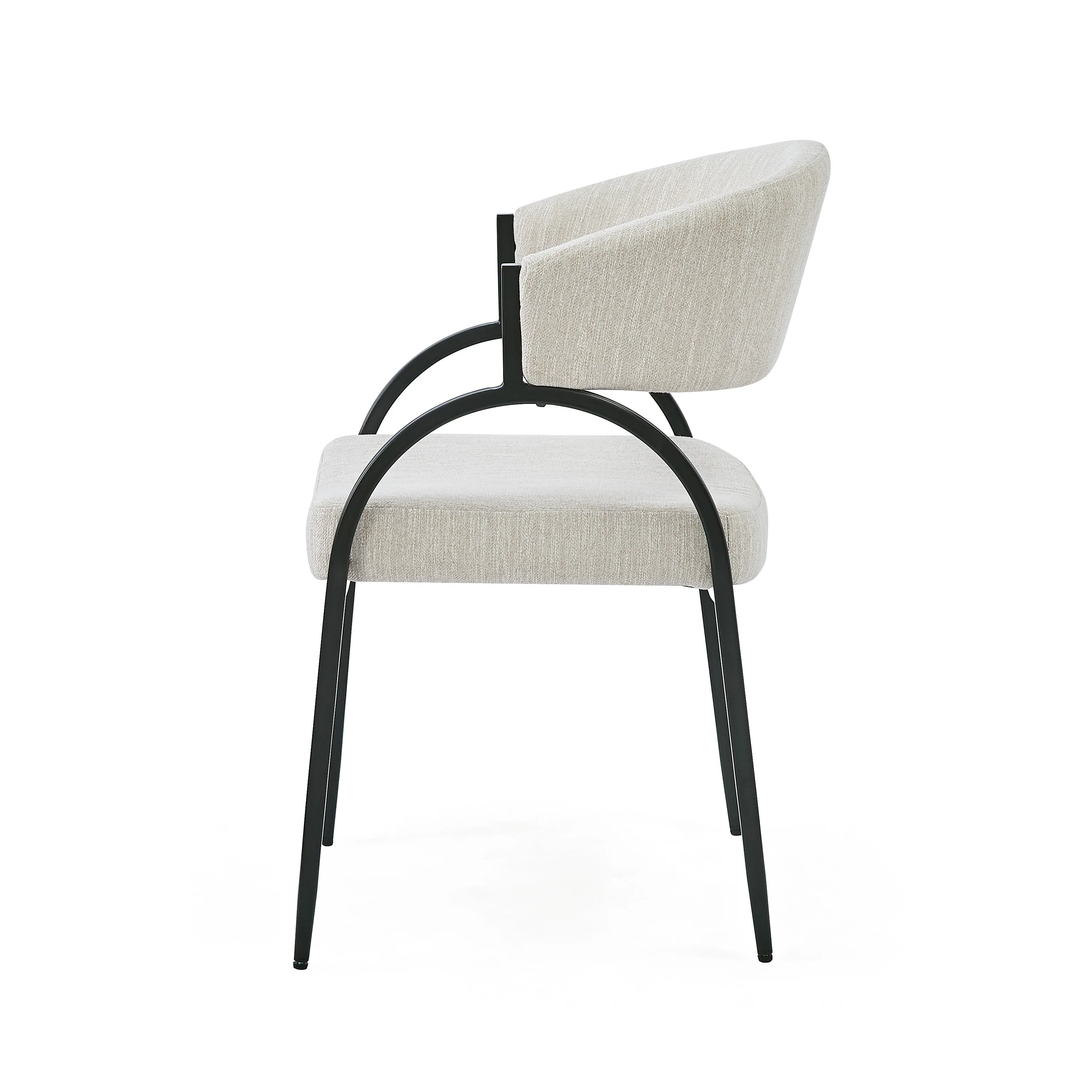 Biorth Modern Upholstered Arm Dining Chair - furnishings