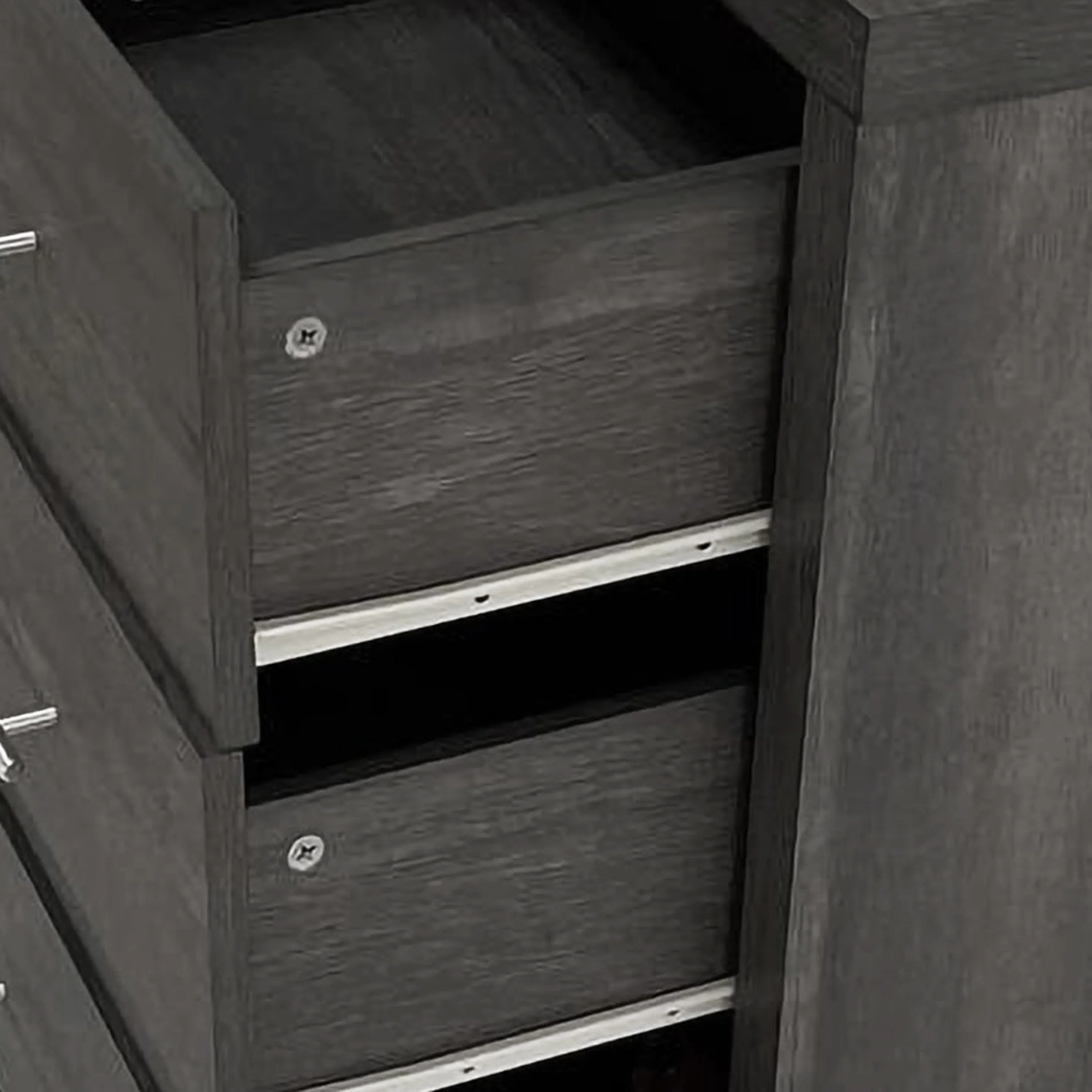 Marlette Modern 3 Piece 3 Drawer Dresser and Nightstand Bedroom Set - furnishings