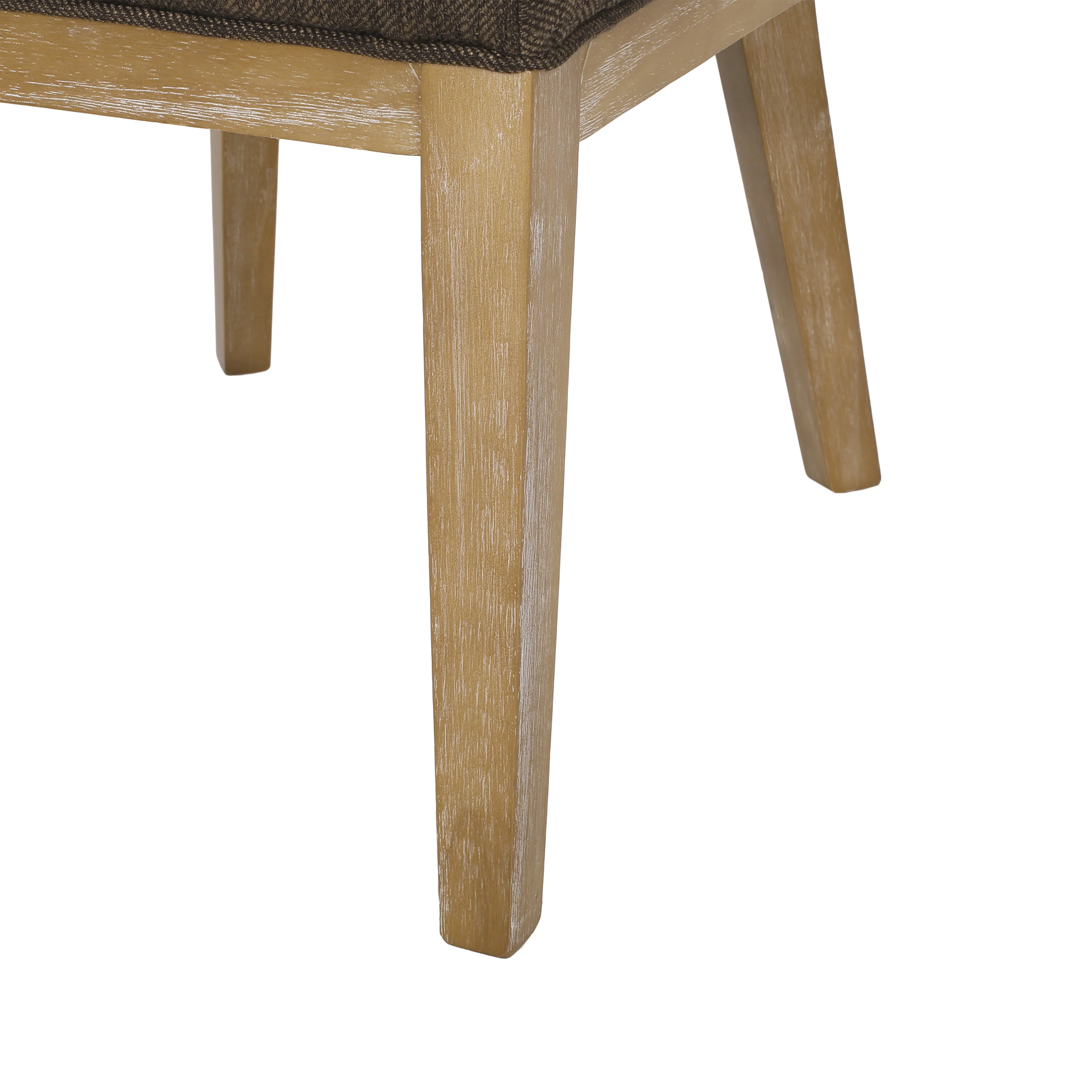 Boise Contemporary Fabric Upholstered Wood Dining Chairs, Set of 2 - furnishings