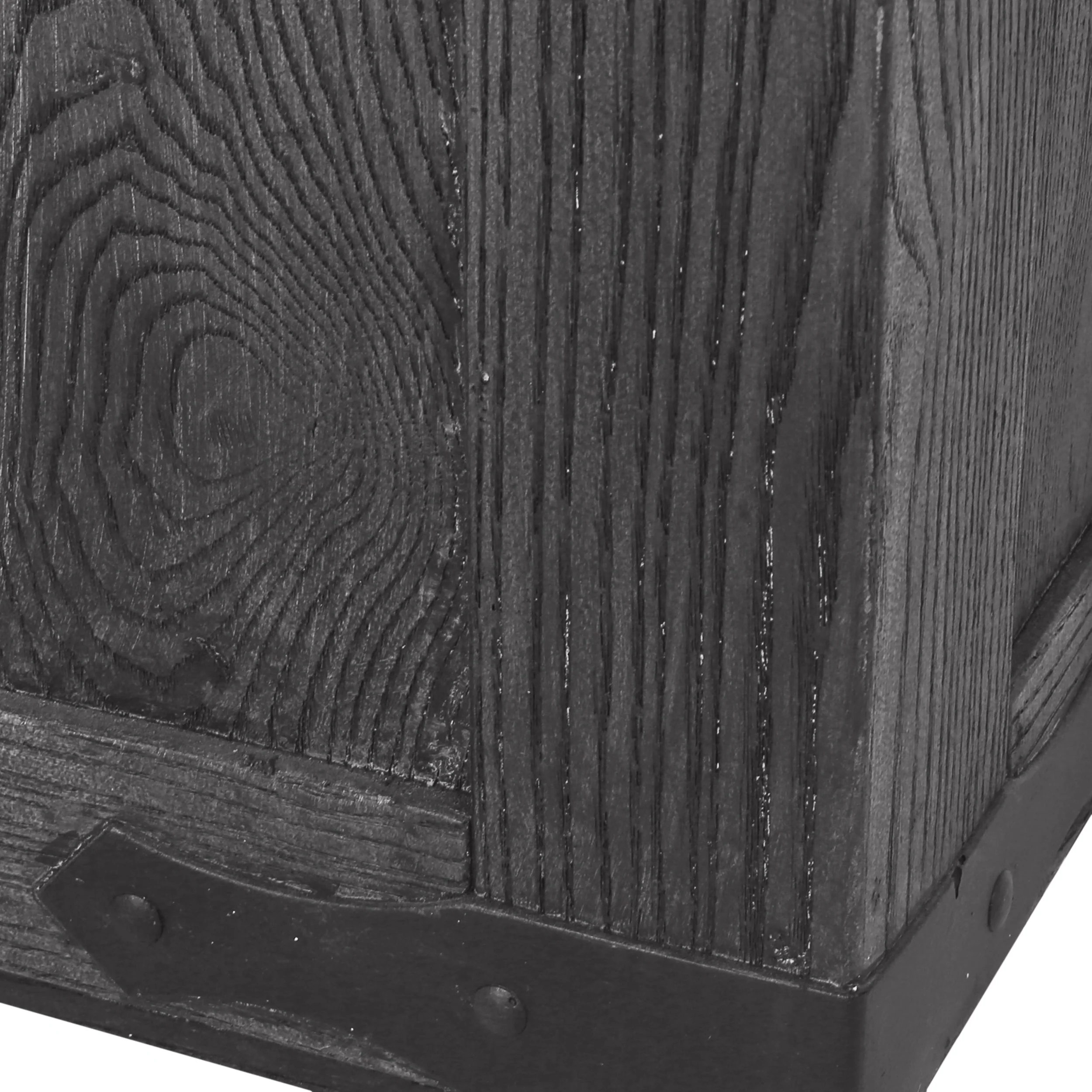 Steinaker Outdoor 40,000 BTU Lightweight Concrete Square Fire Pit - furnishings