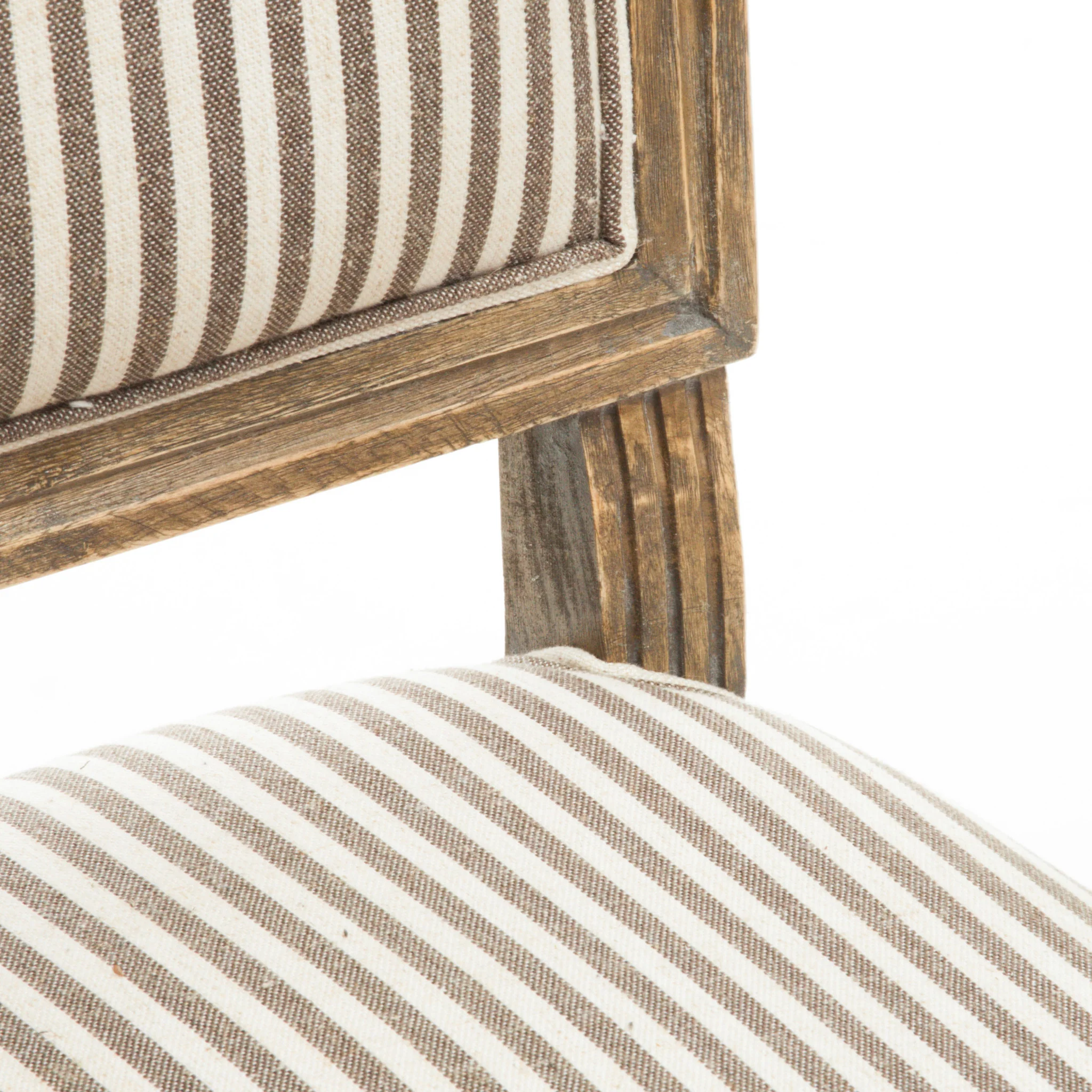 Martin Weathered Dark Coffee Stripe Dining Chairs (Set of 2) - furnishings