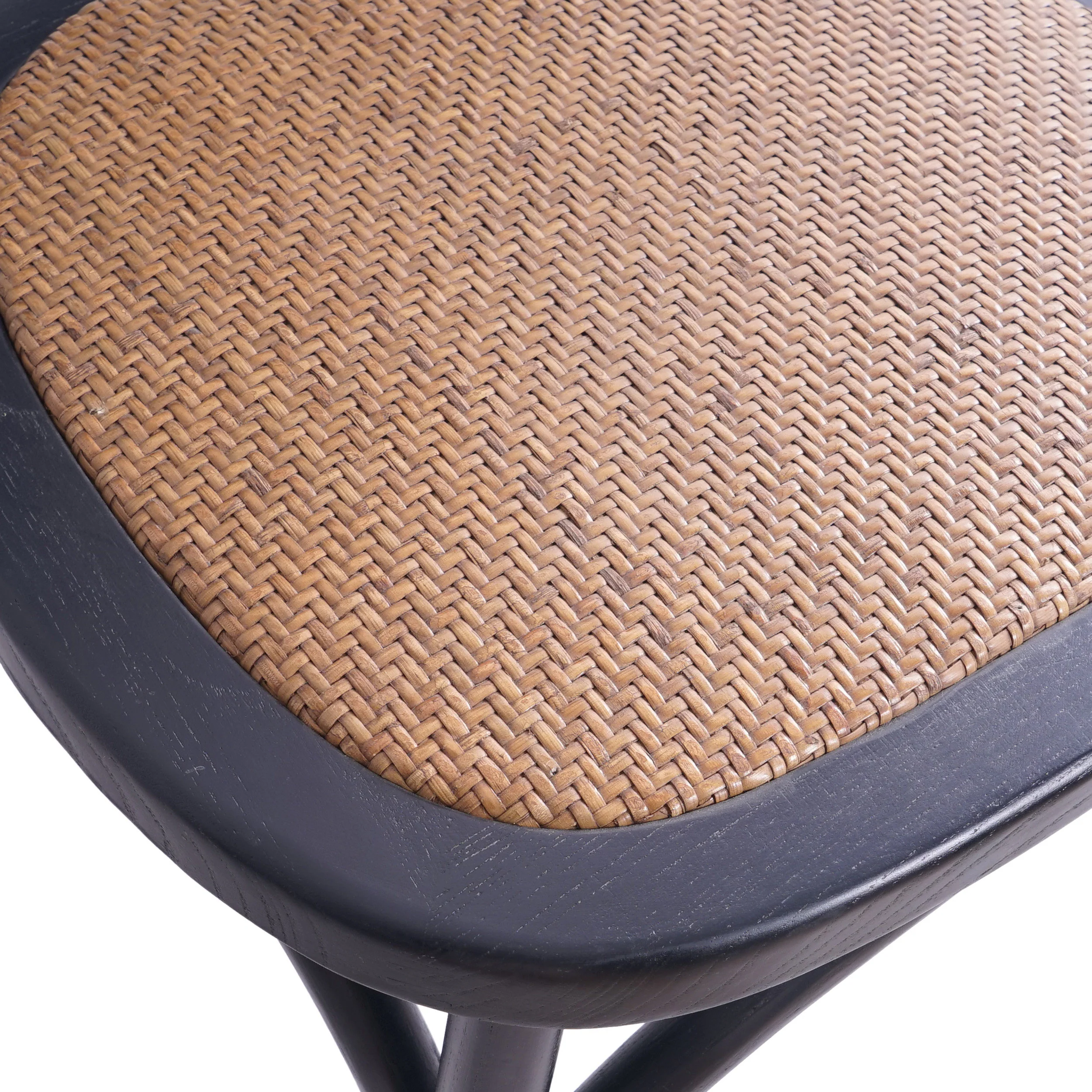 Denni Wooden Cane Back Dining Chair (Set of 2) - furnishings