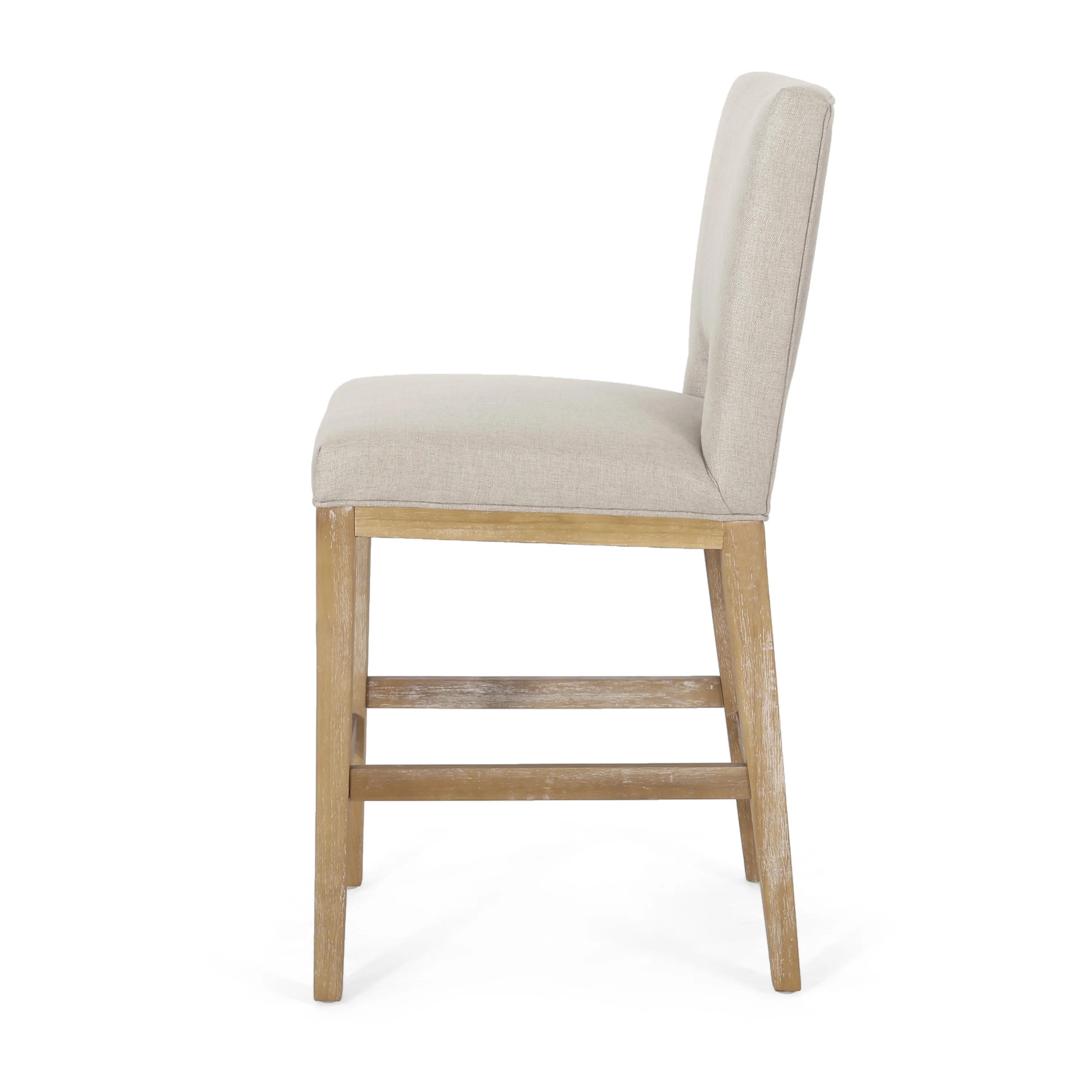 Kiara Contemporary Fabric Upholstered 27 Inch Counter Stools (Set of 2) - furnishings