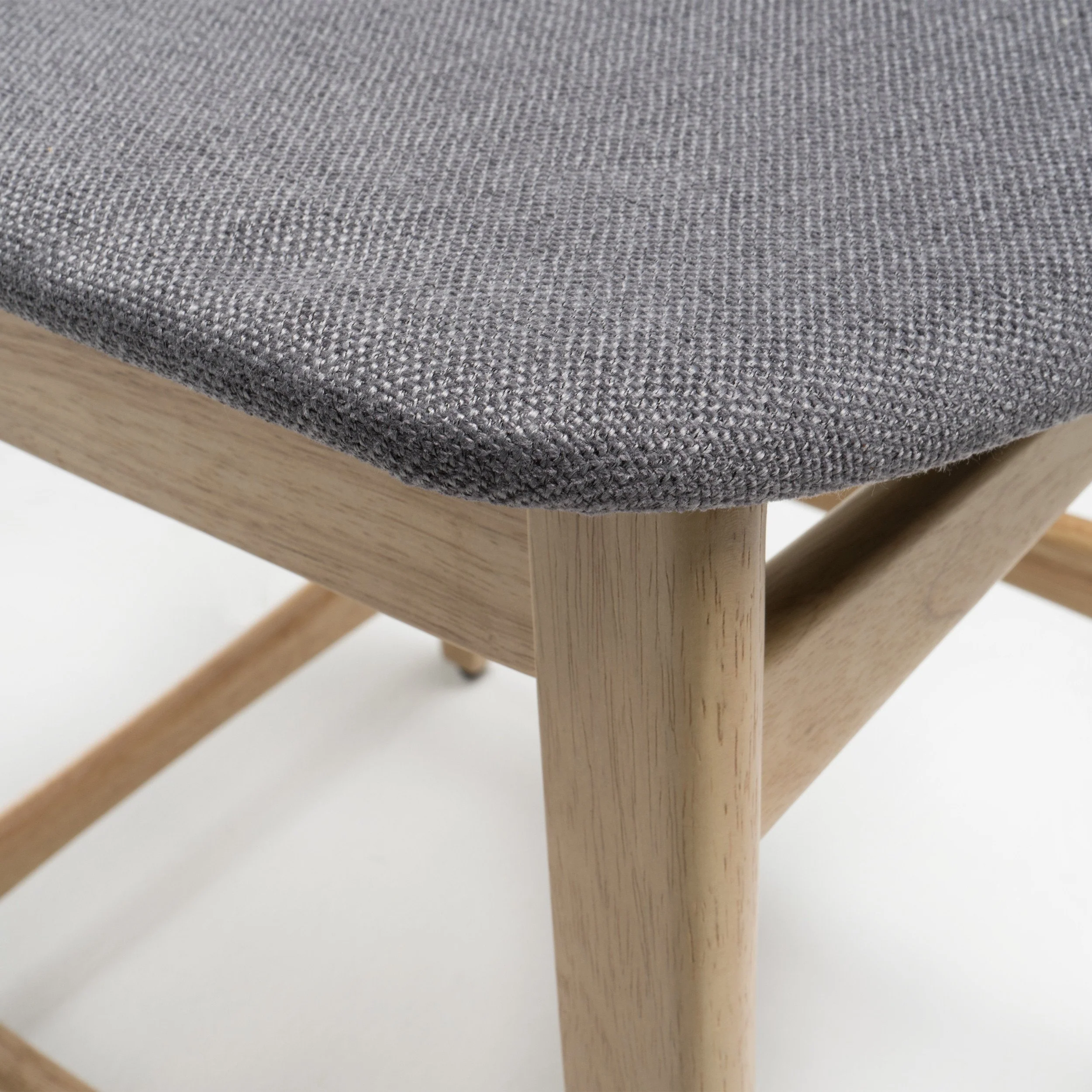 Helen Dark Fabric/ Wood Finish Counter Height Dining Set - furnishings