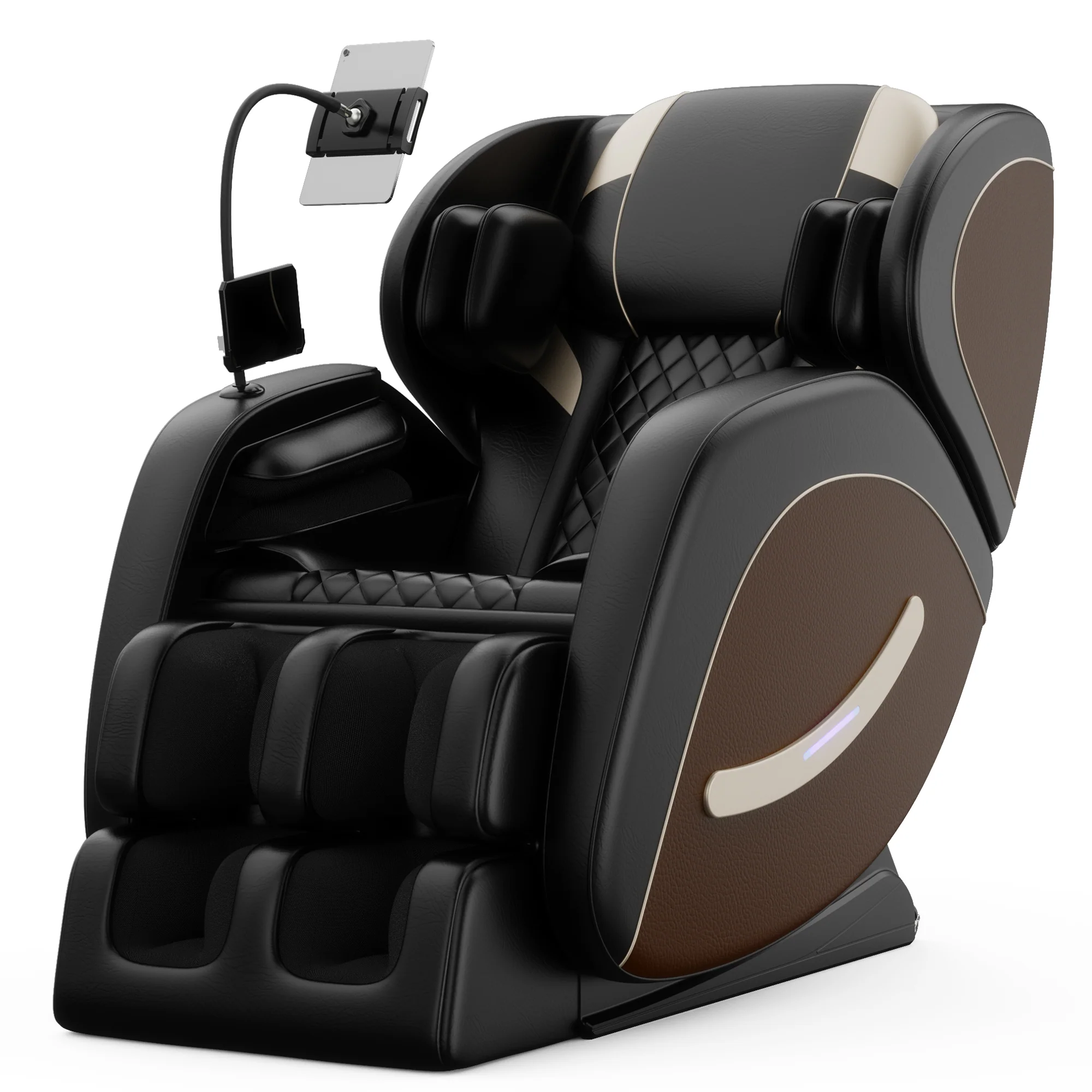 2024 Zero Gravity Full Body Massage Chair with Air Pressure, Heating, and Foot Relaxation - furnishings