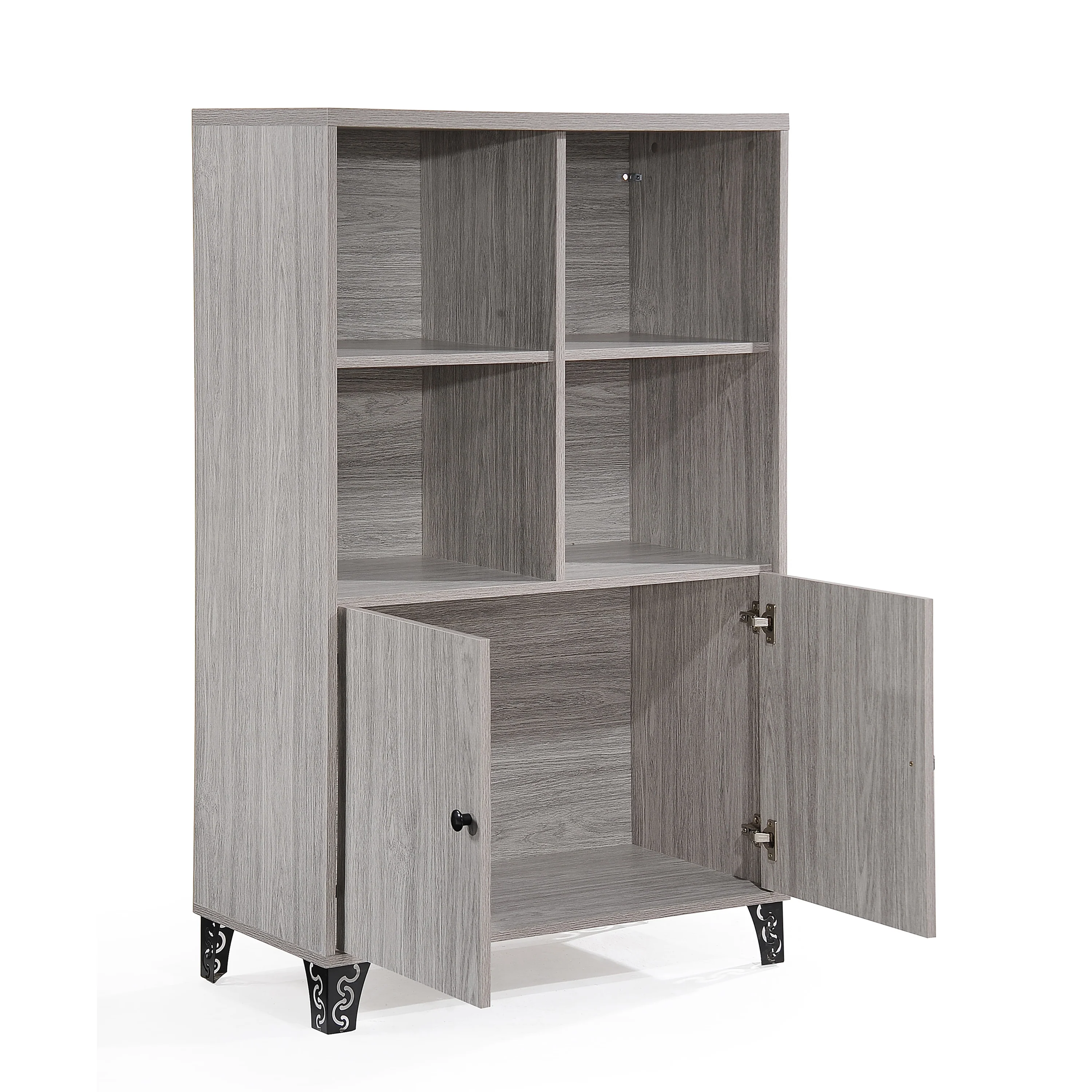 Justina Mid Century Modern Shelf Cabinet - furnishings