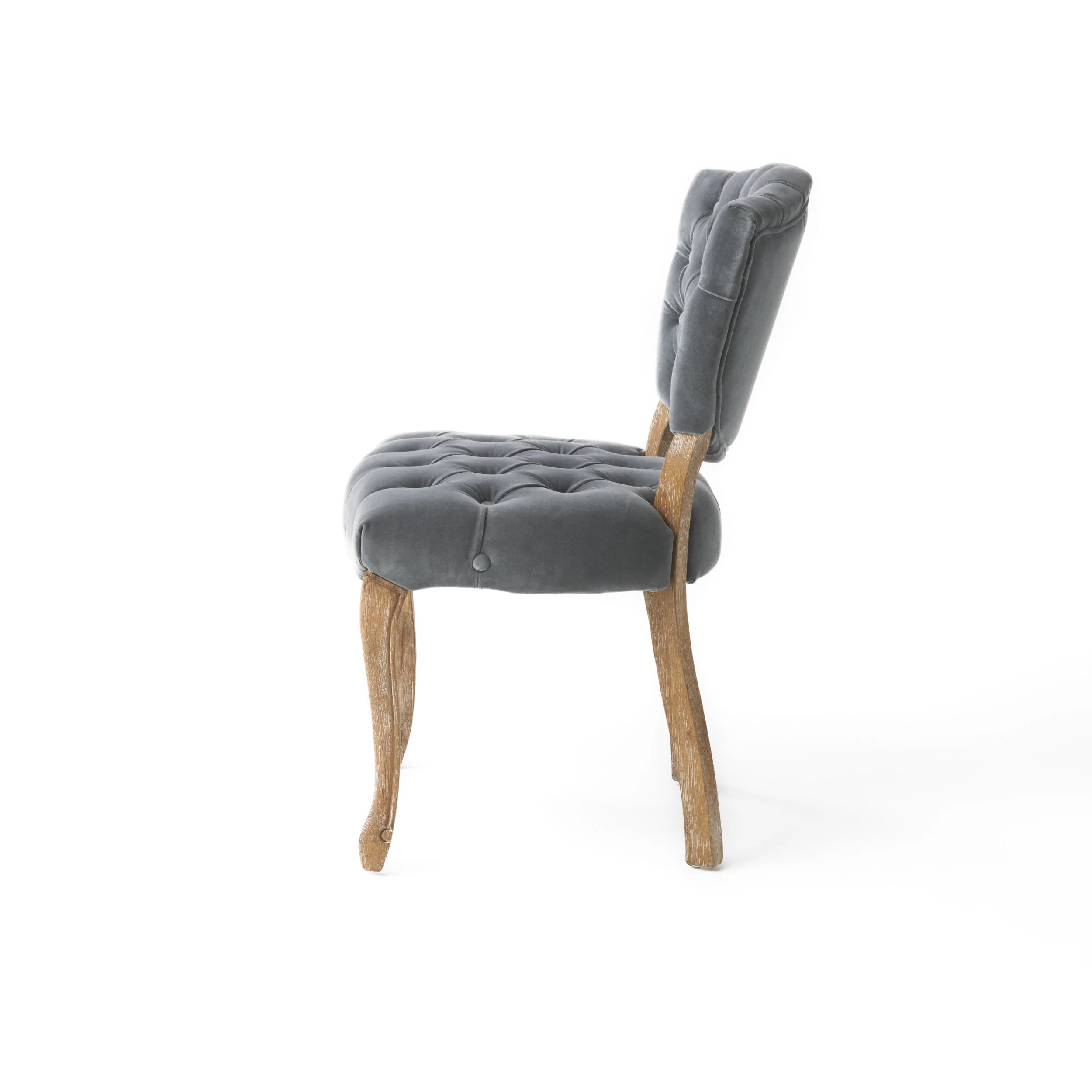 Duke Tufted Velvet Dining Chair (set of 2) - furnishings