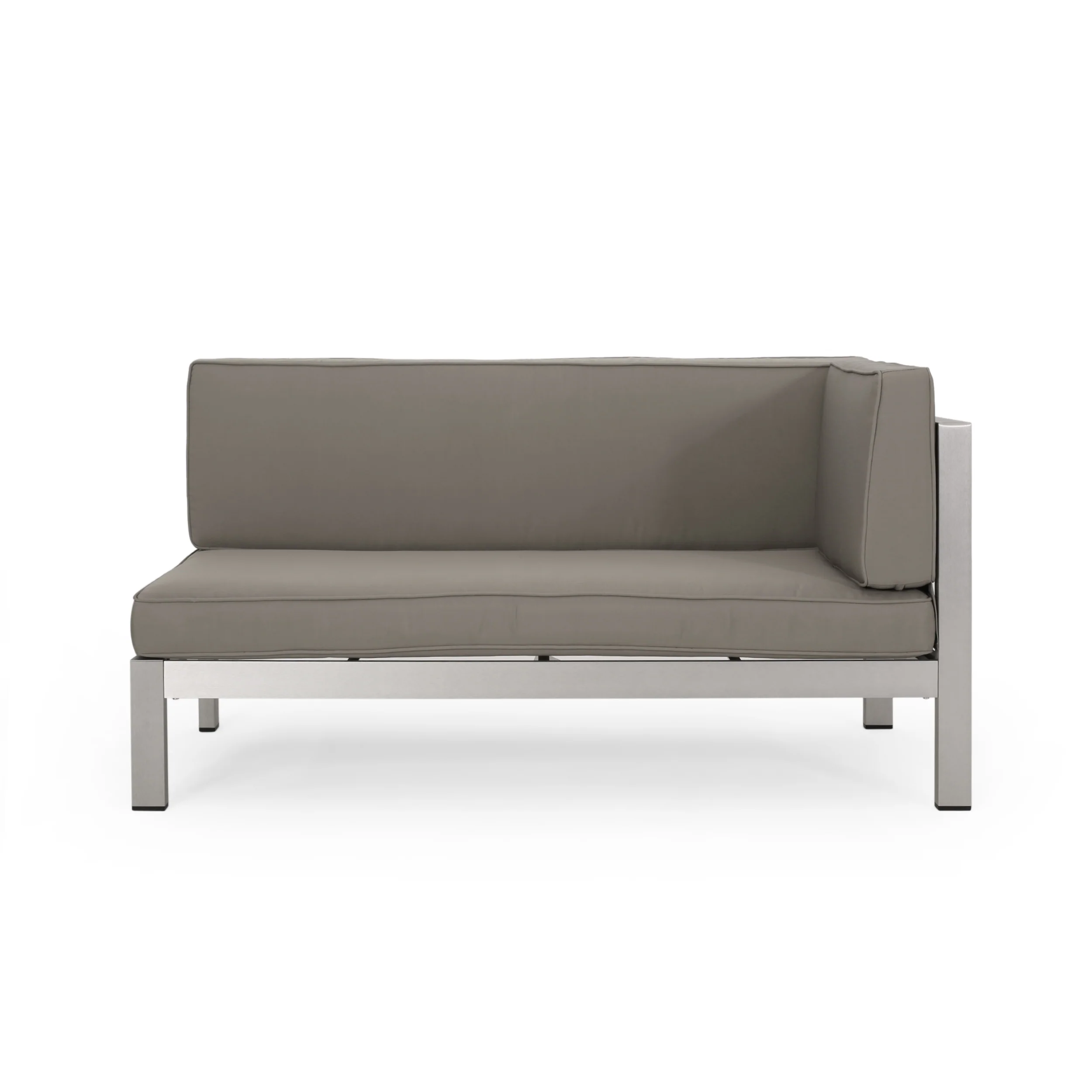 Morocco Vista Outdoor Modern 5 Seater V-Shaped Sectional Sofa Set - furnishings