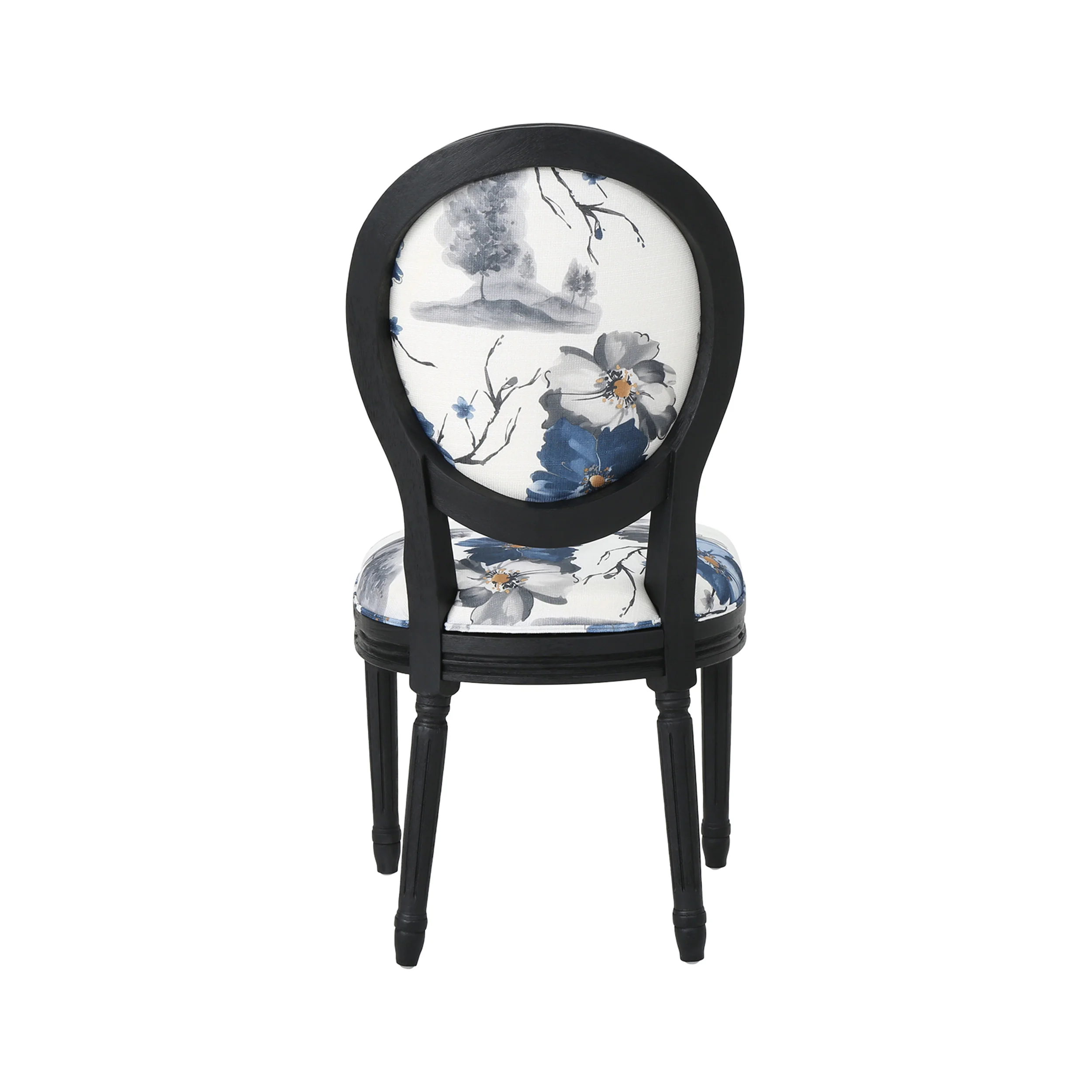 Hero Traditional Fabric Upholstered Dining Chairs with Wood Frame (Set of 2) - furnishings