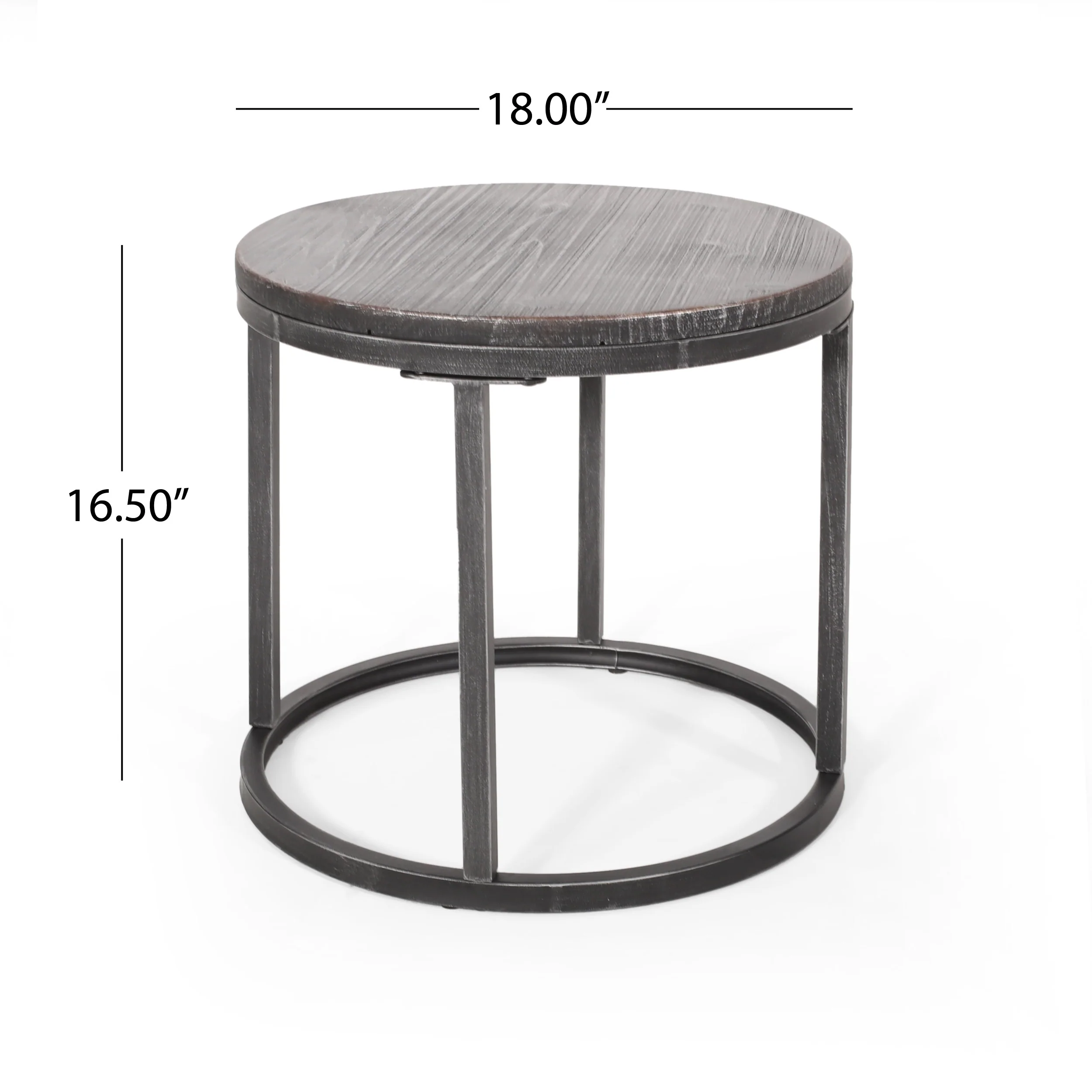 Pia Modern Industrial Coffee Table Set - furnishings
