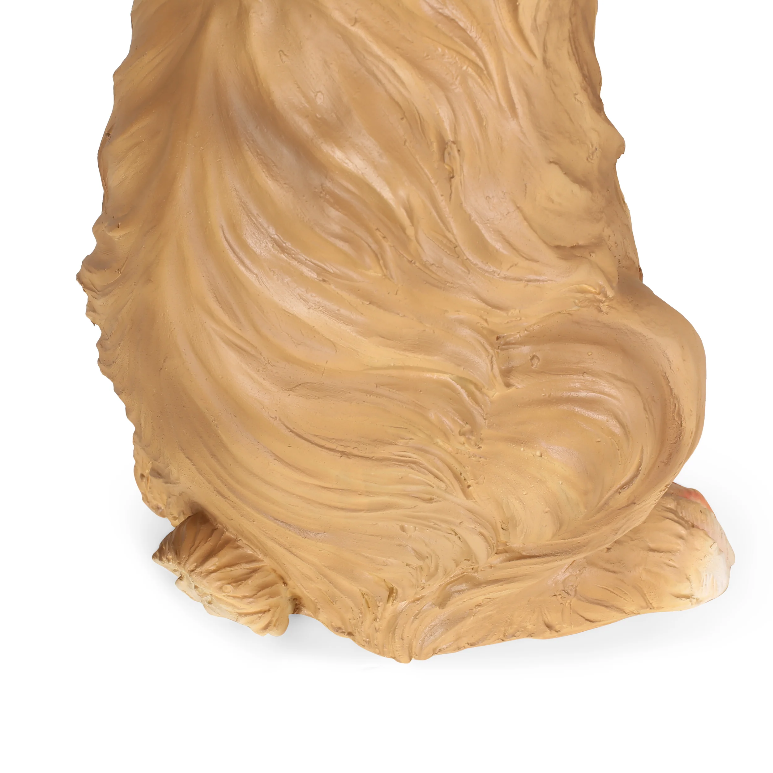 Biddle Outdoor Rabbit Garden Statue, White and Brown - furnishings