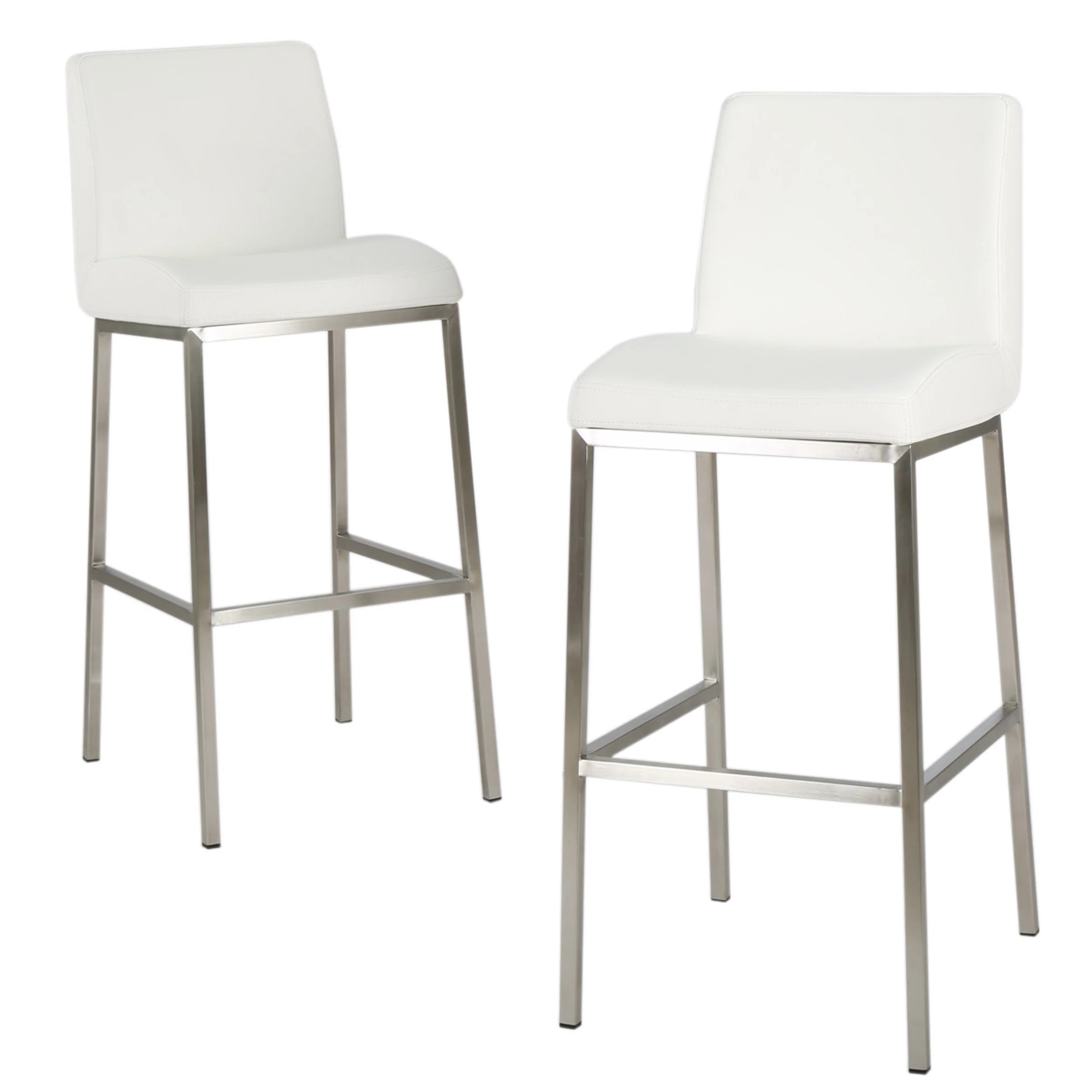 October 30-Inch Bonded Leather Barstool (Set of 2) - furnishings