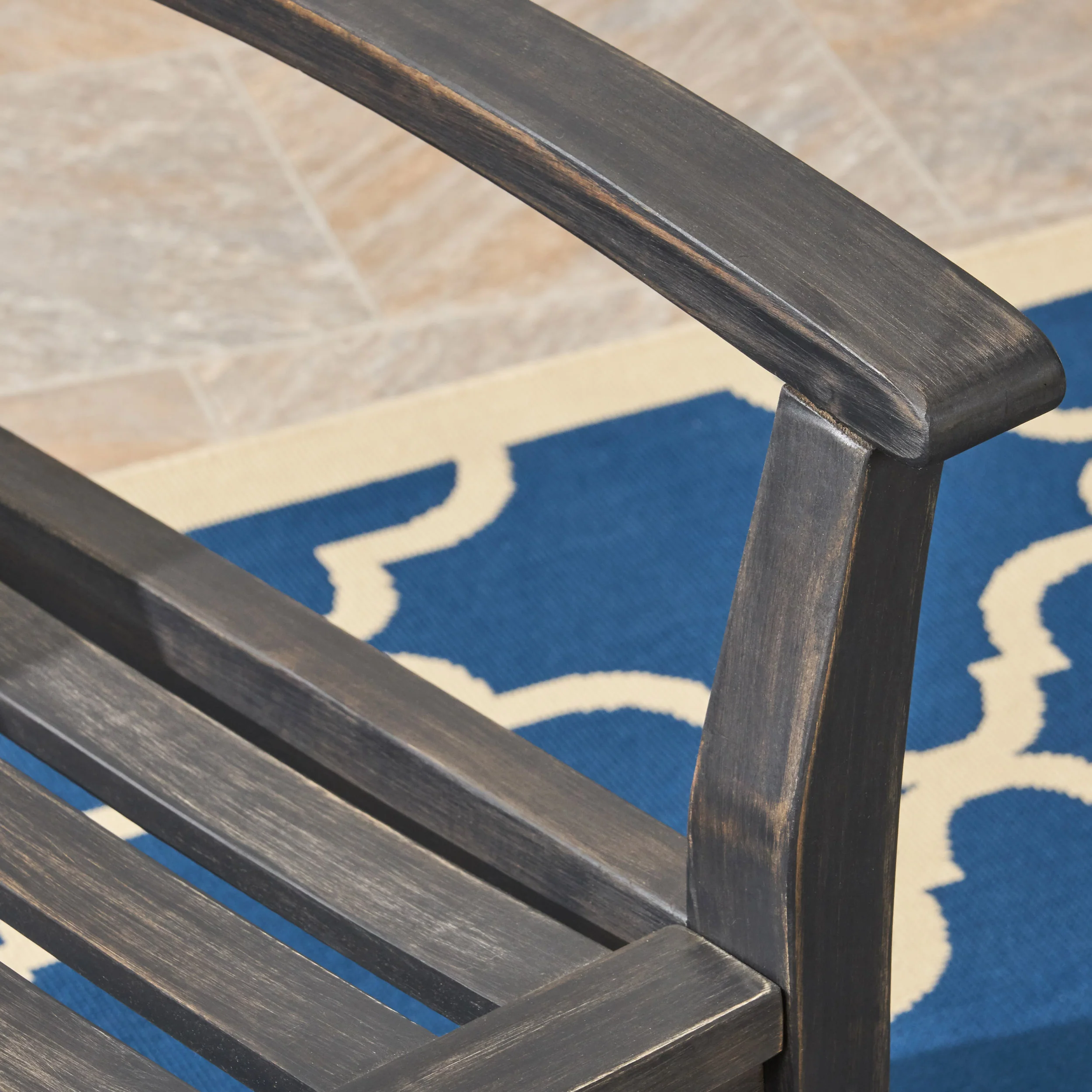 Dexter Patio Rocking Love Seat - furnishings
