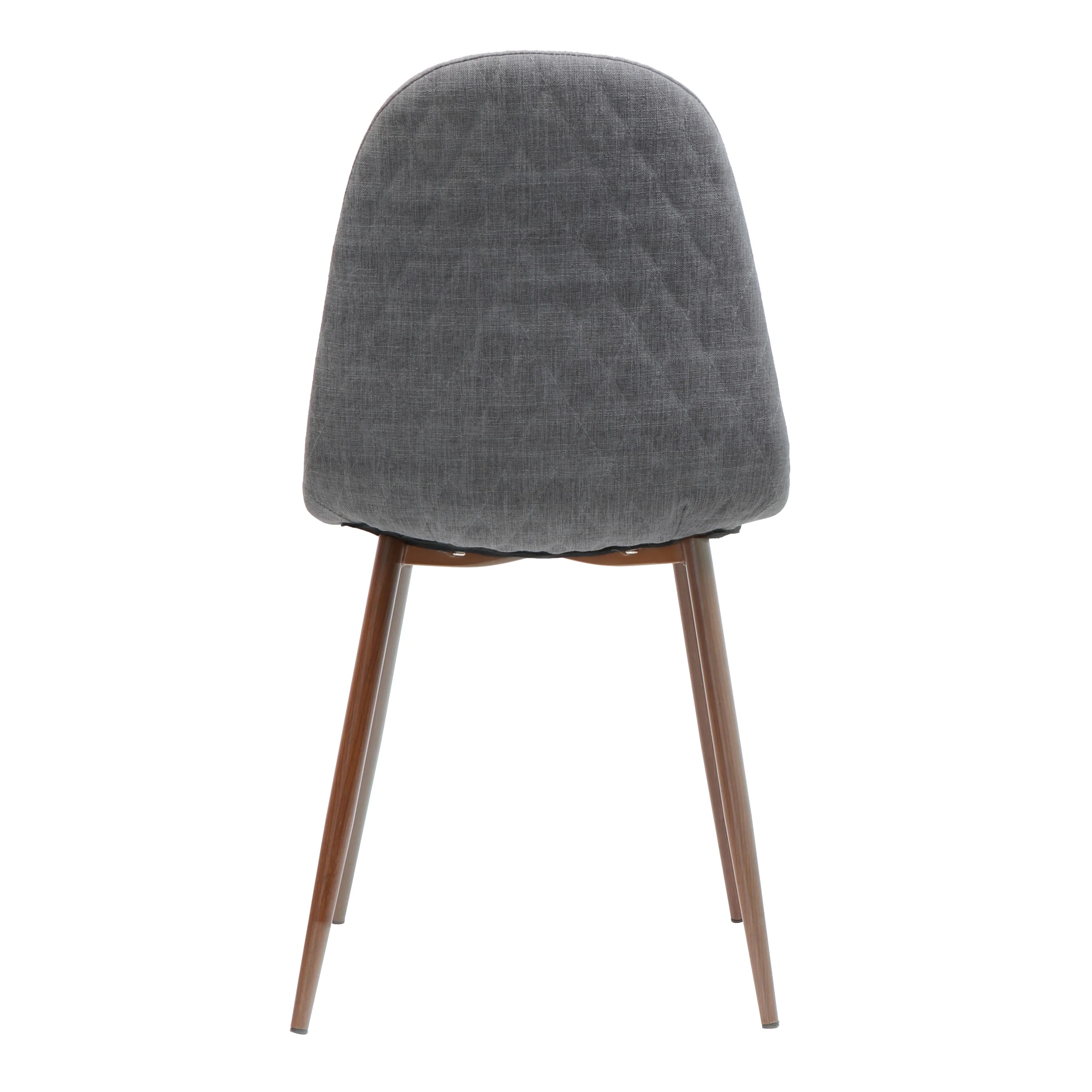 Sherdan Mid Century Fabric Dining Chairs with Wood Finished Legs - Set of 2 - furnishings