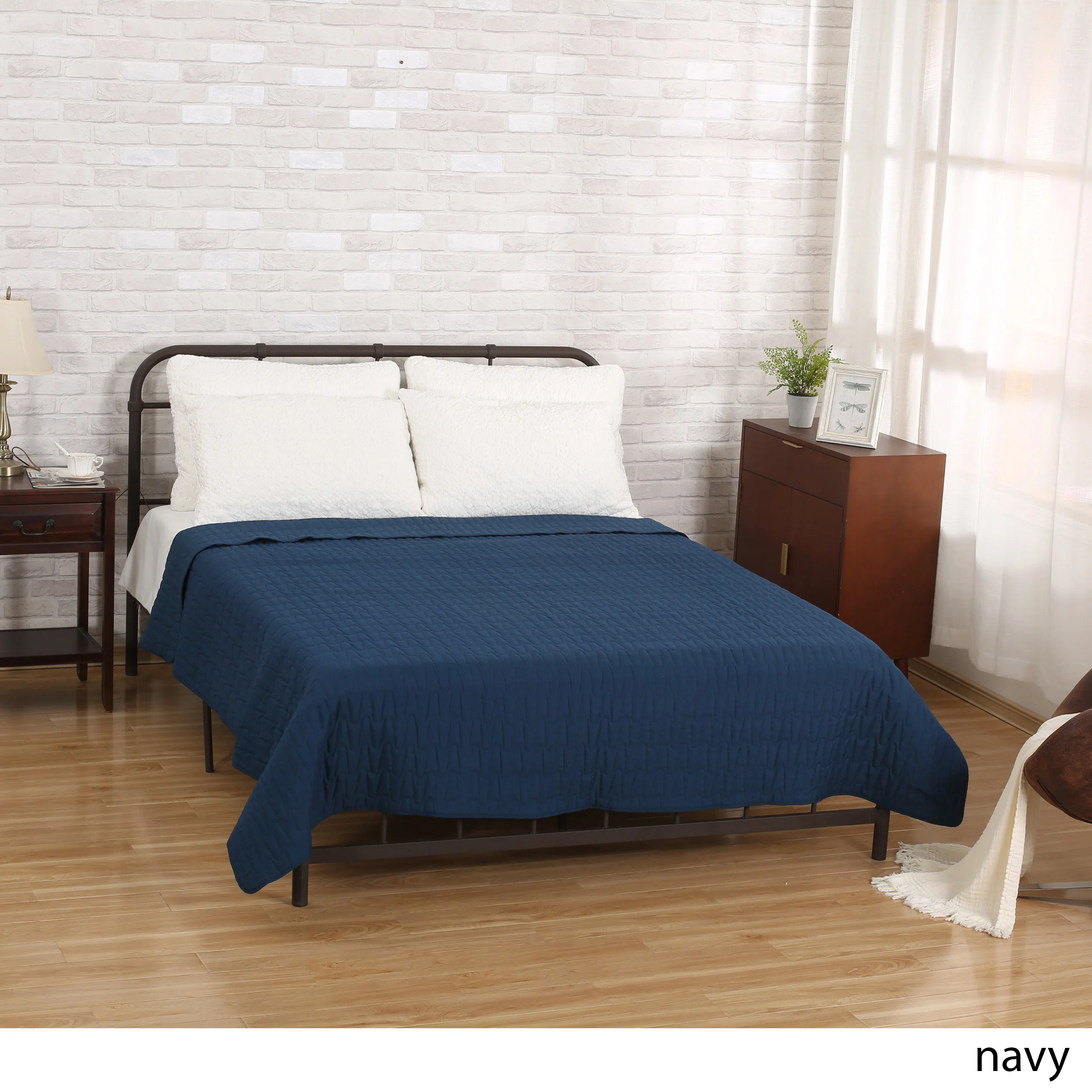Marie Double Bed Fabric Quilt - furnishings