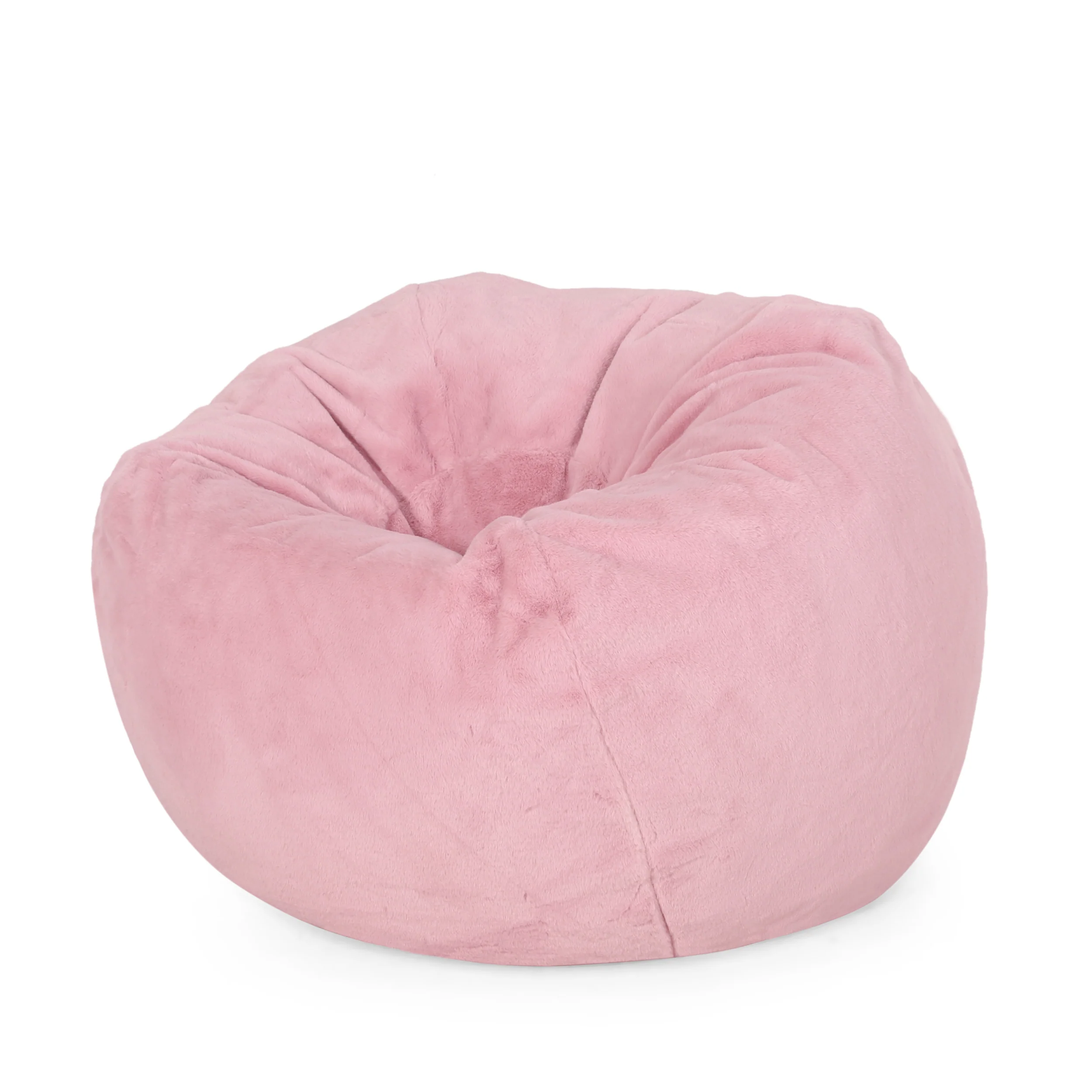 McCoy Modern Glam 3 Foot Faux Fur Bean Bag - furnishings