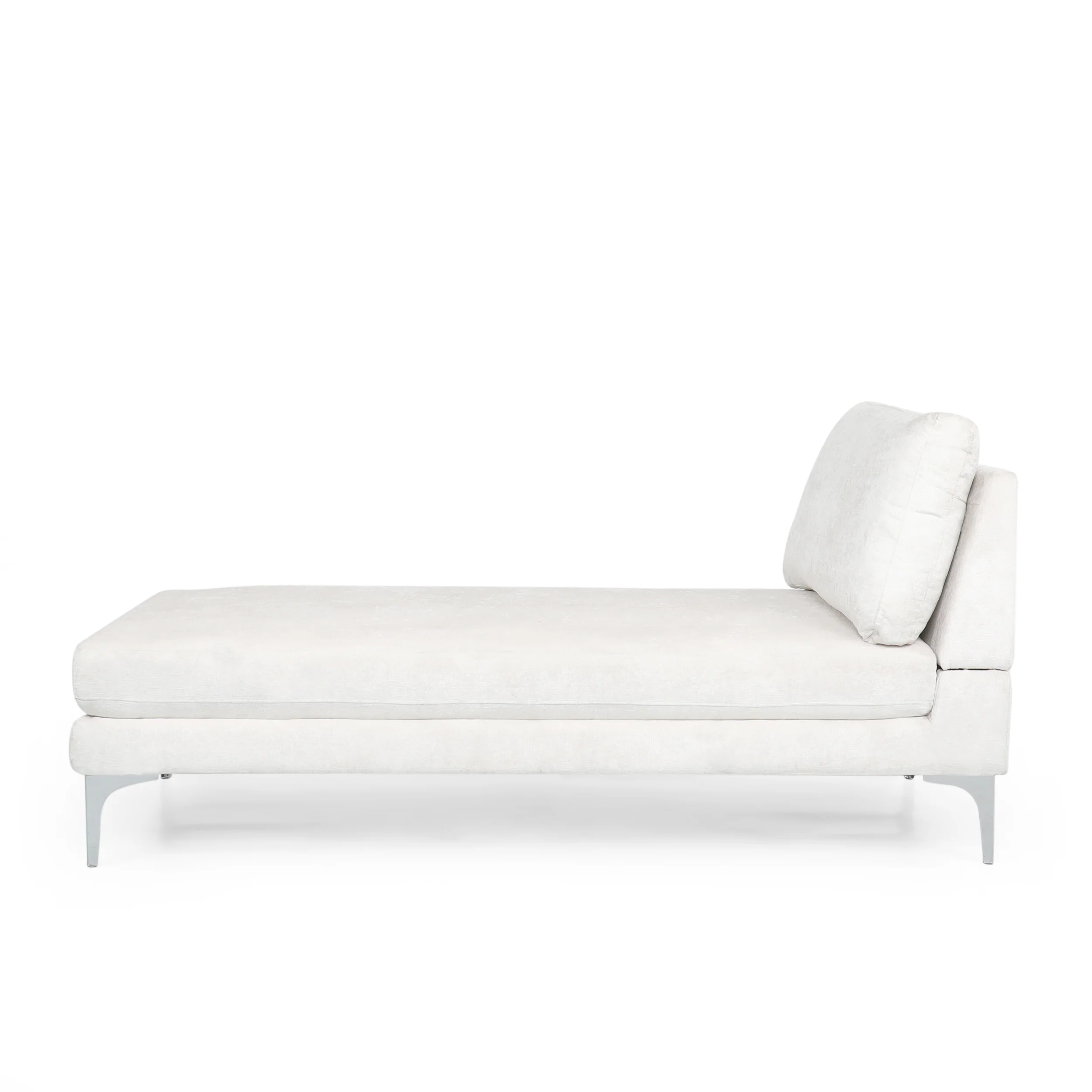 Makenleigh Contemporary Fabric Chaise Lounge - furnishings