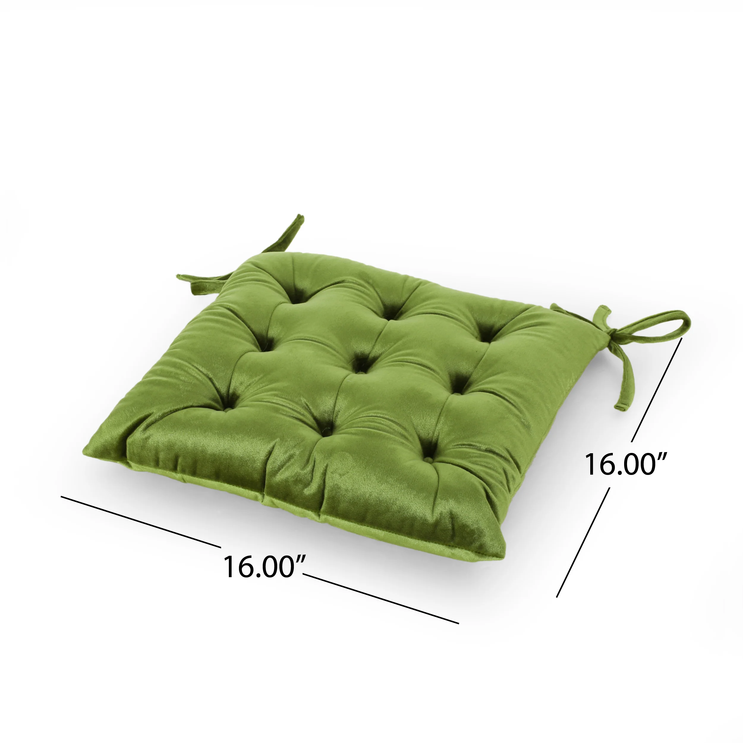 Asma Tufted Velvet Dining Chair Cushion Pad - furnishings