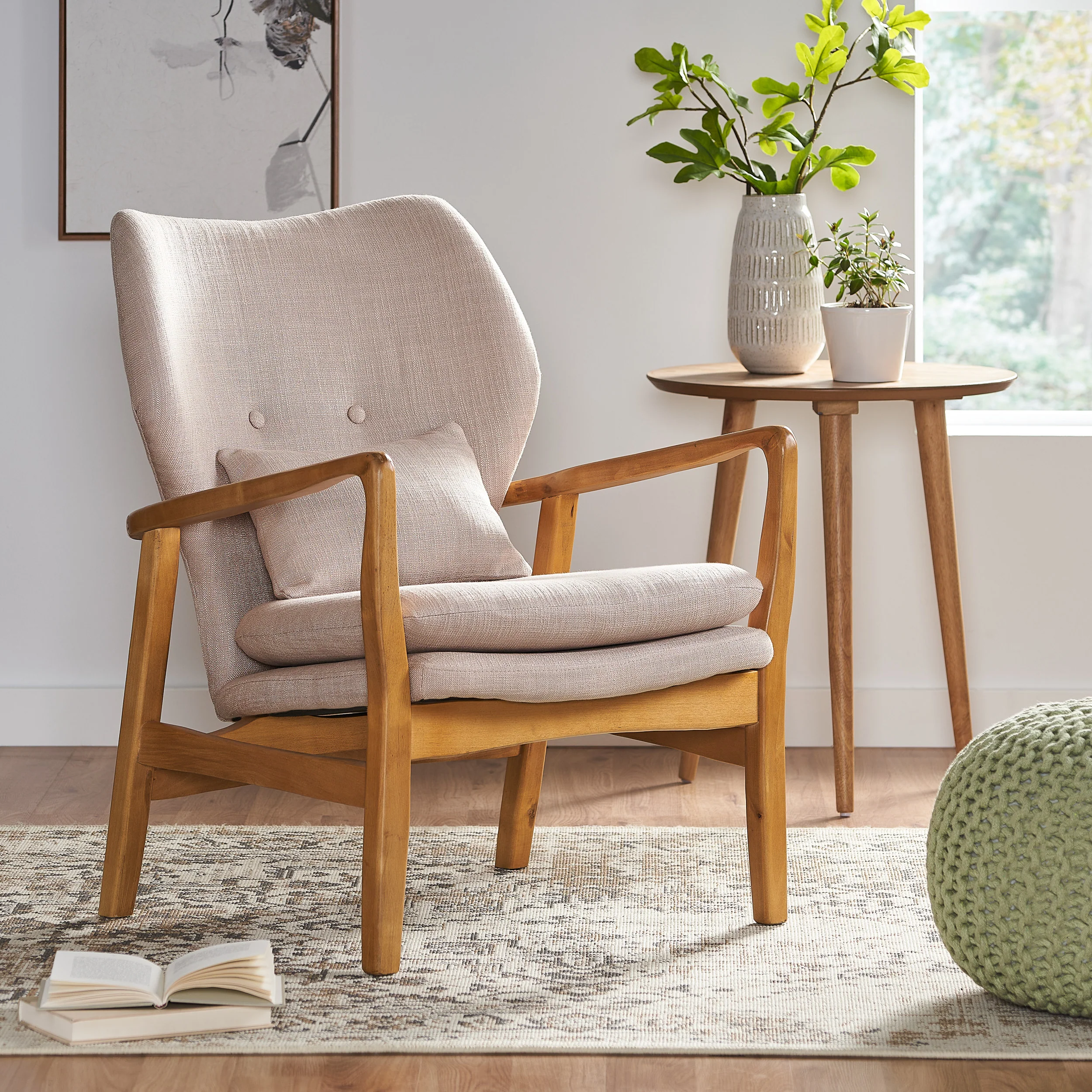 Ventura Mid Century Modern Armchair - furnishings
