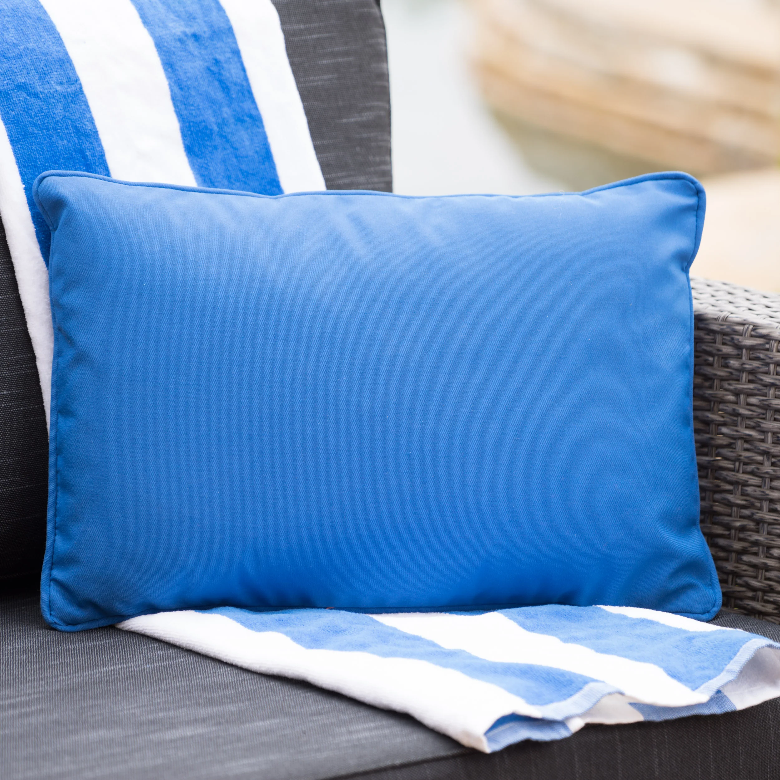 Corona Outdoor Rectangular Water Resistant Pillow - furnishings