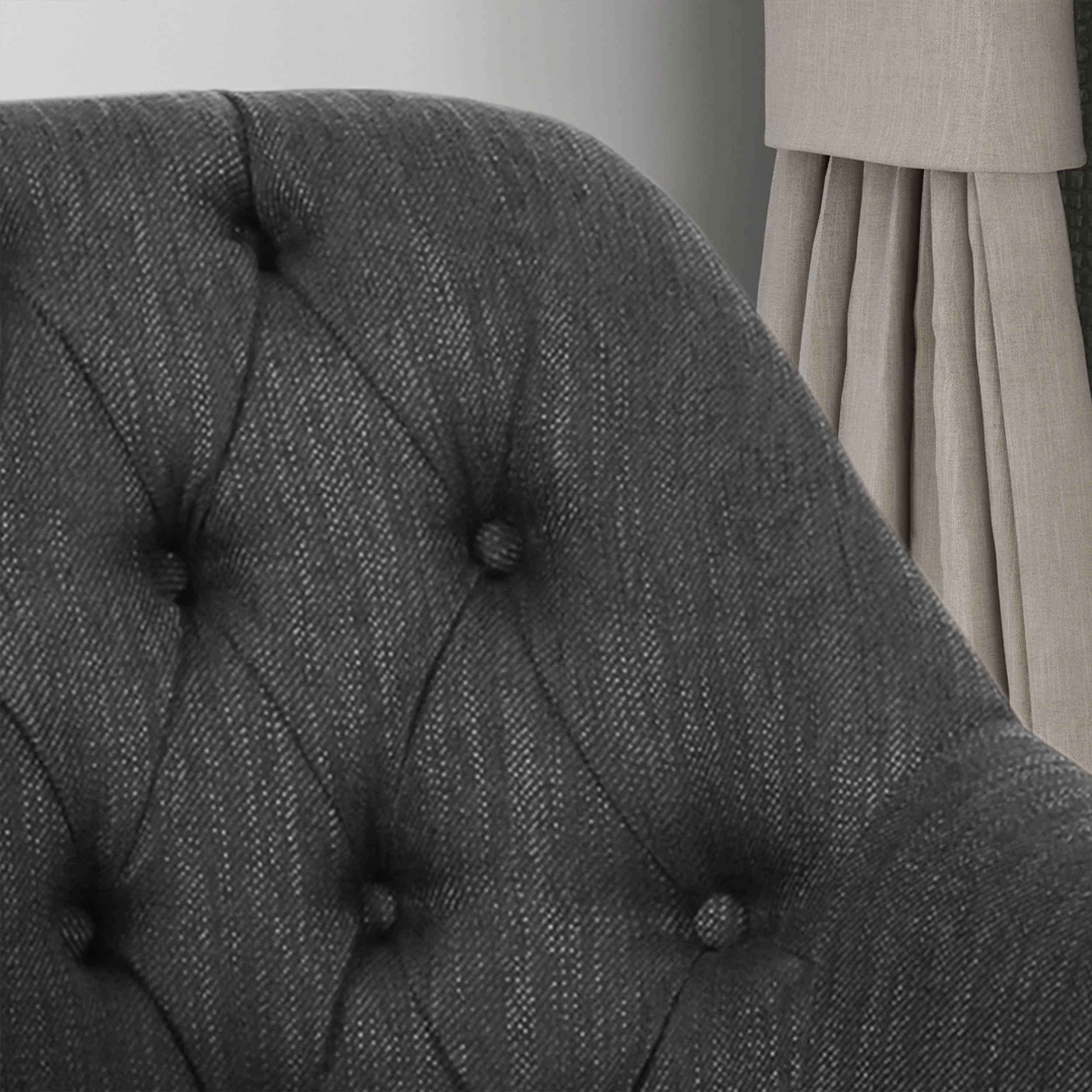 Uriel Tufted Home Office Chair with Swivel Base - furnishings